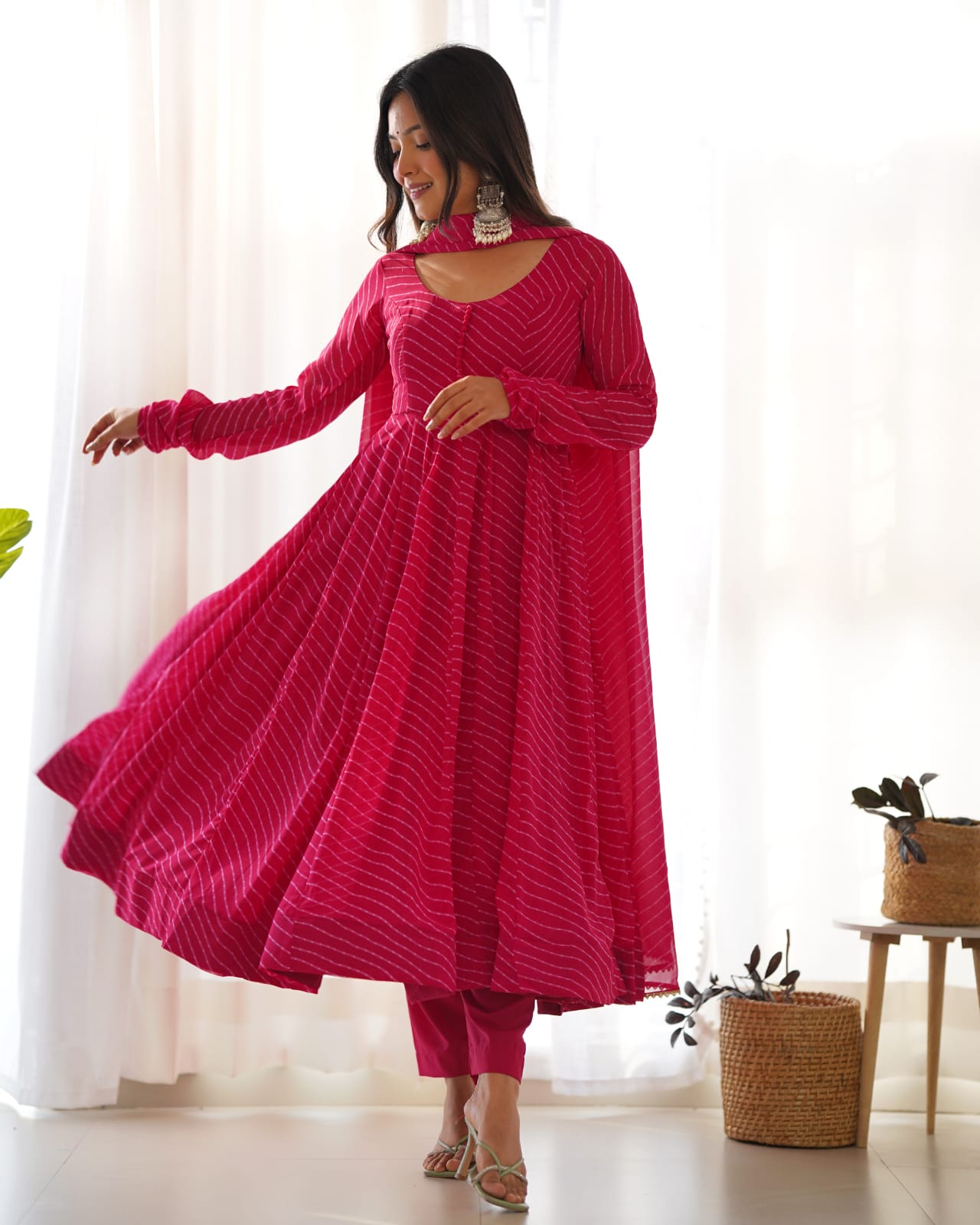 Fully Stitched Anarkali - Georgette