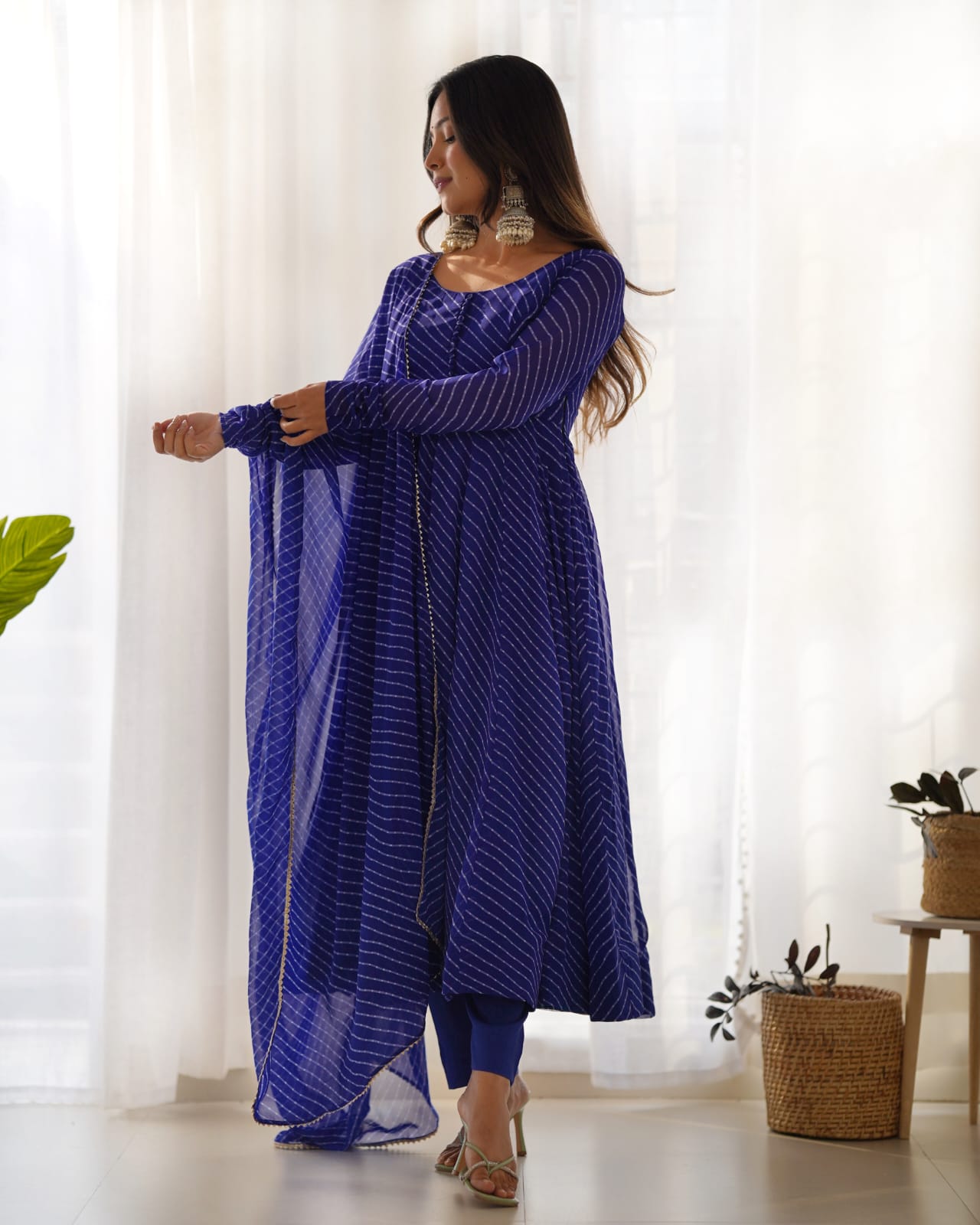 Fully Stitched Anarkali - Georgette