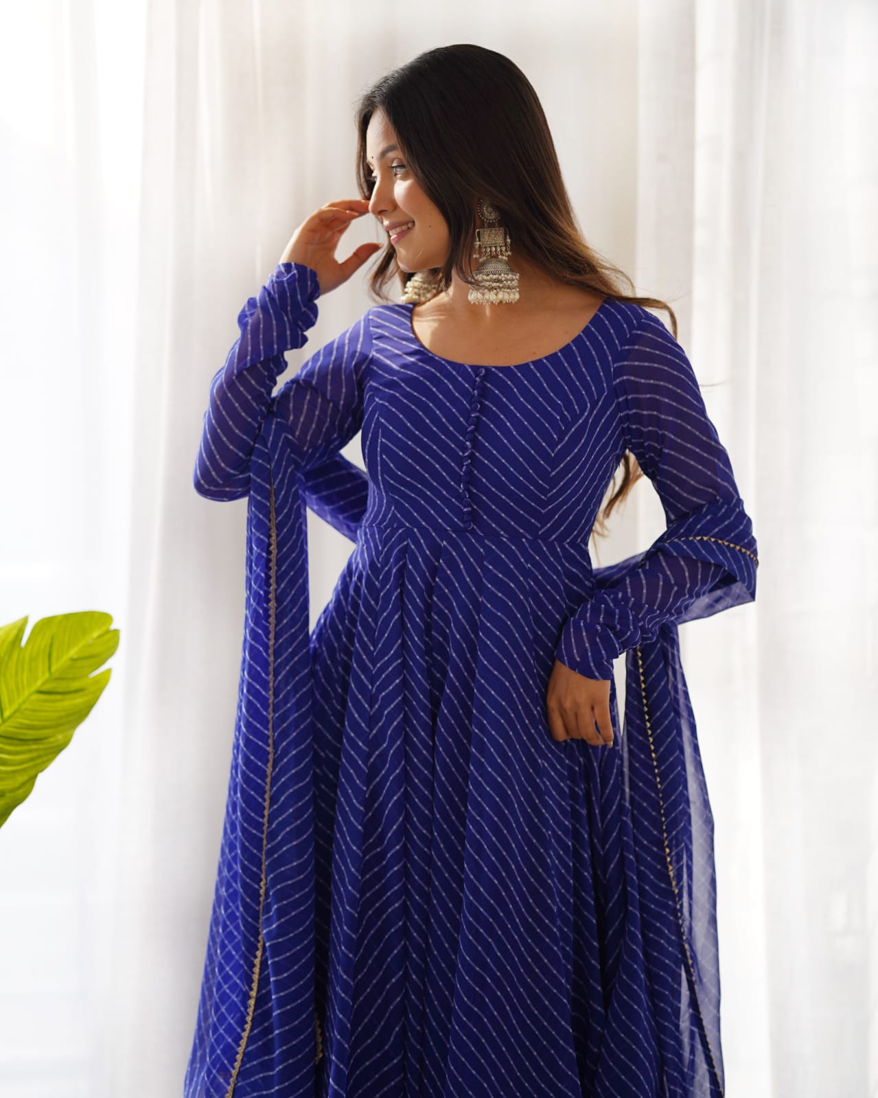 Fully Stitched Anarkali - Georgette