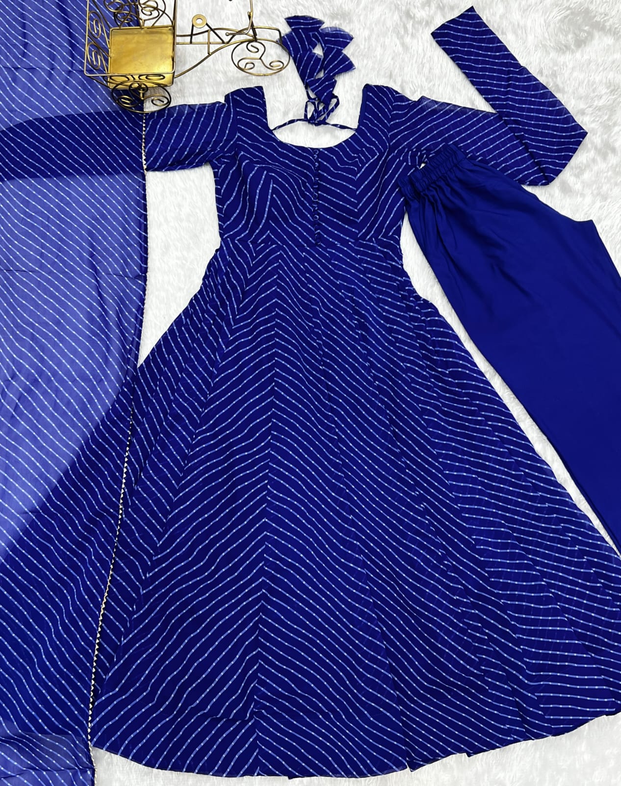 Fully Stitched Anarkali - Georgette