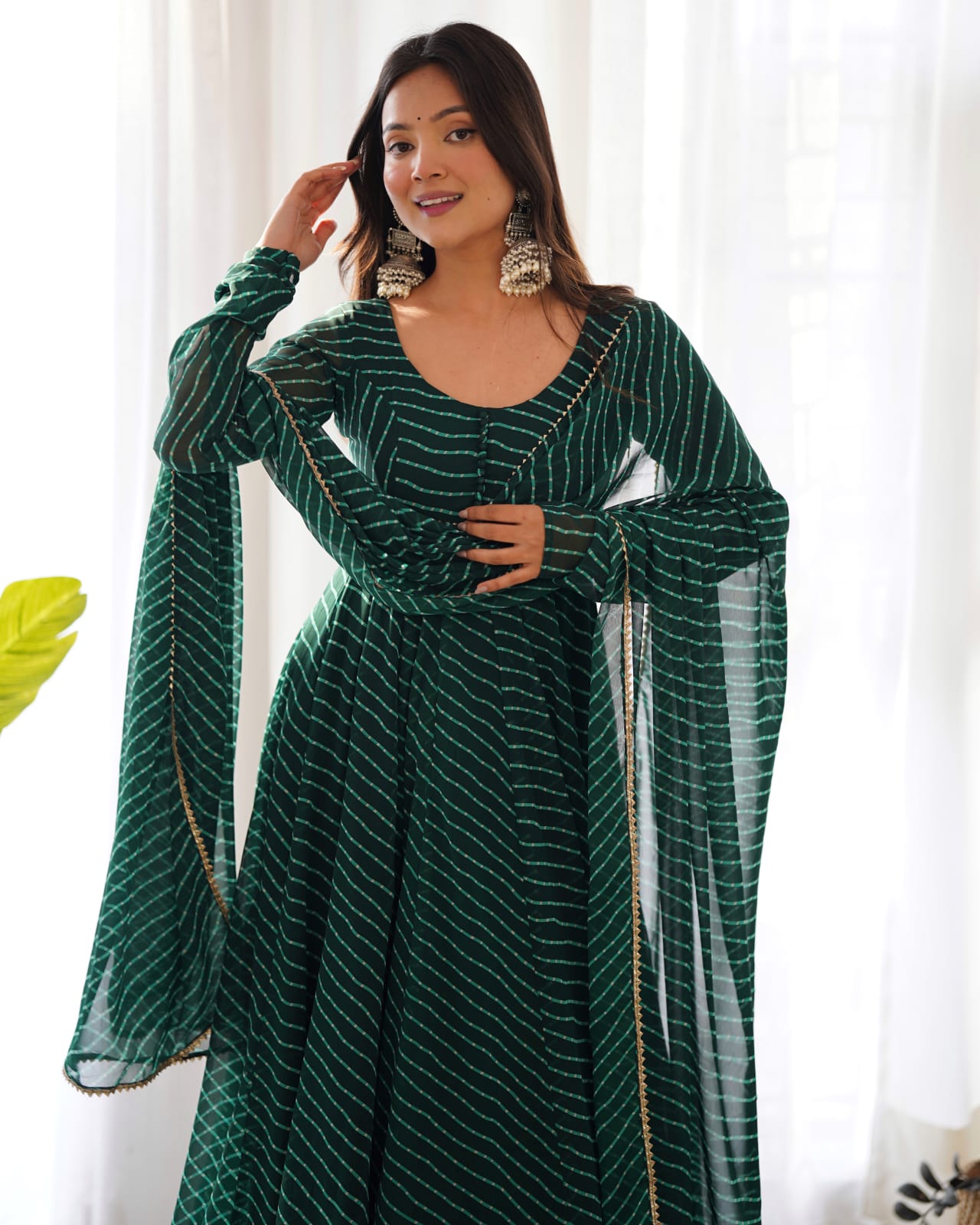 Fully Stitched Anarkali - Georgette