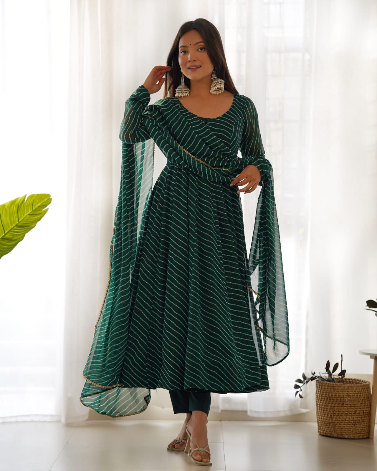 Fully Stitched Anarkali - Georgette