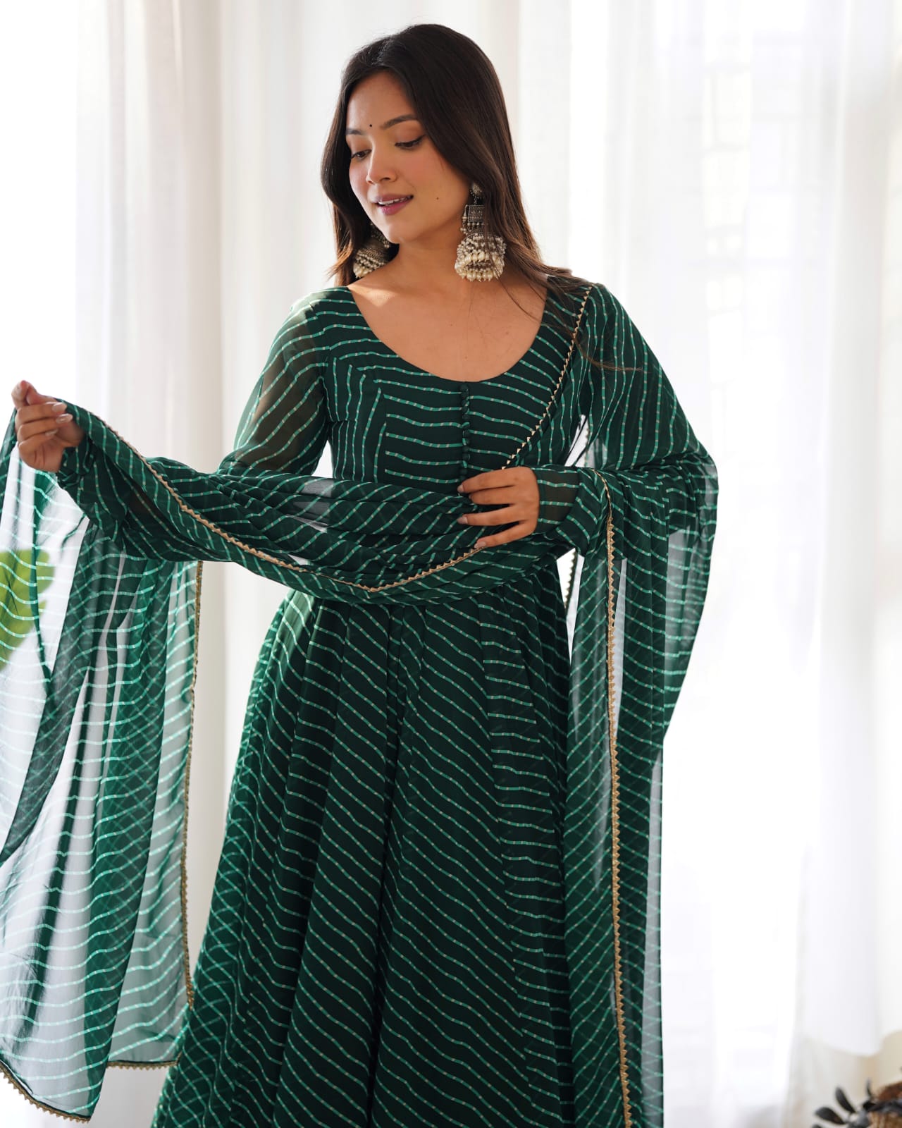 Fully Stitched Anarkali - Georgette