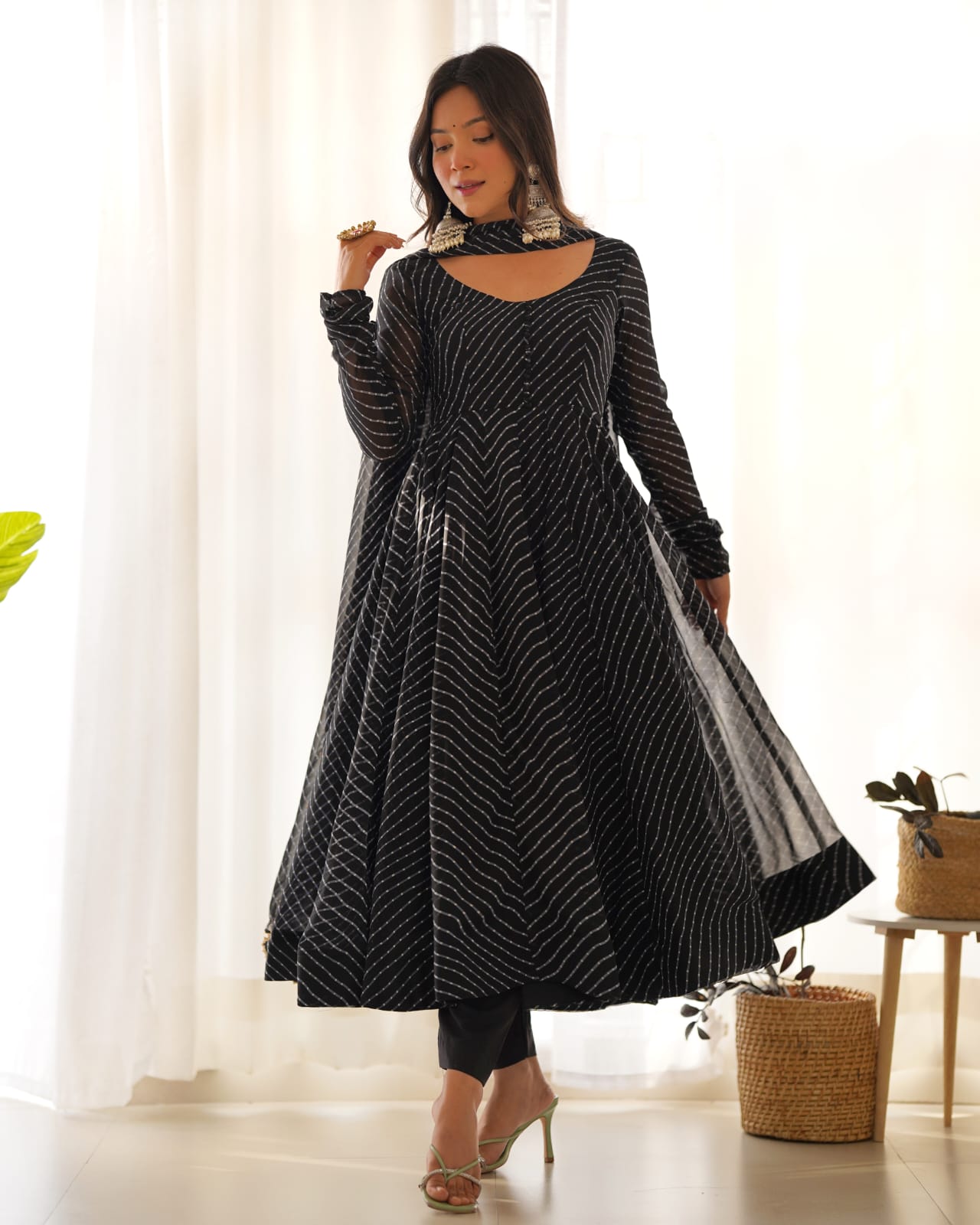 Fully Stitched Anarkali - Georgette