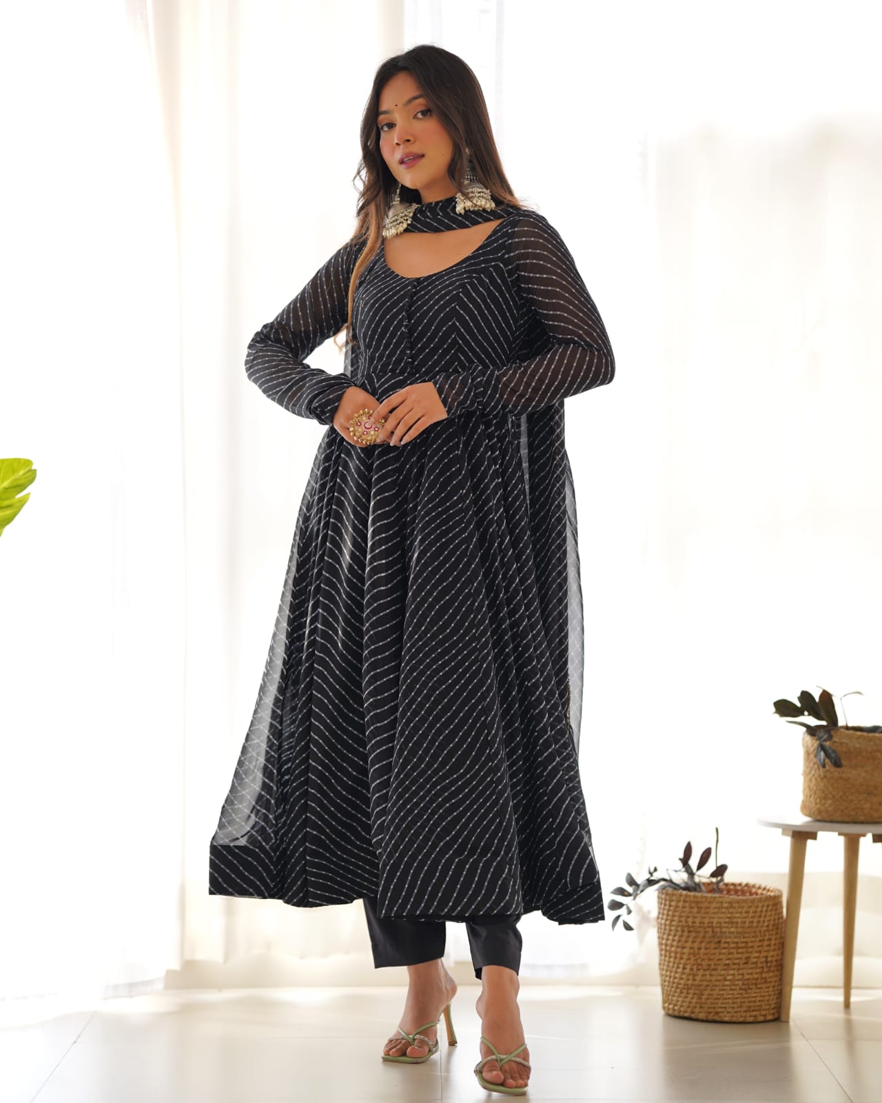 Fully Stitched Anarkali - Georgette