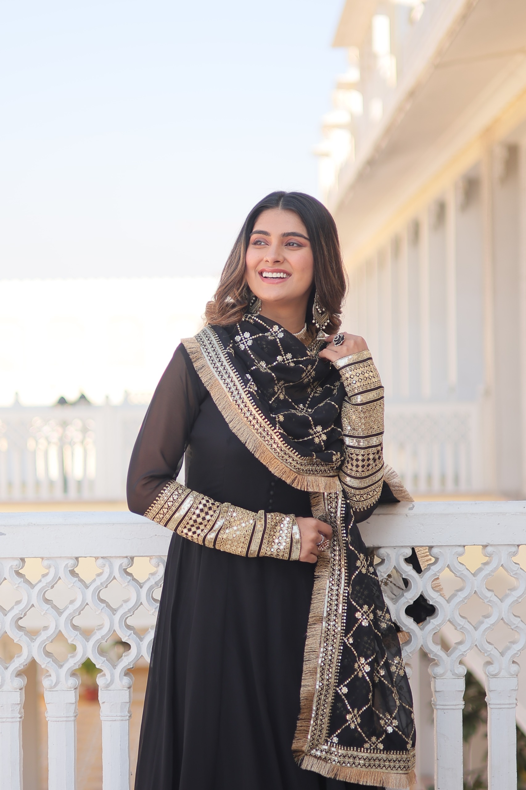 Fully Stitched Anarkali - Georgette