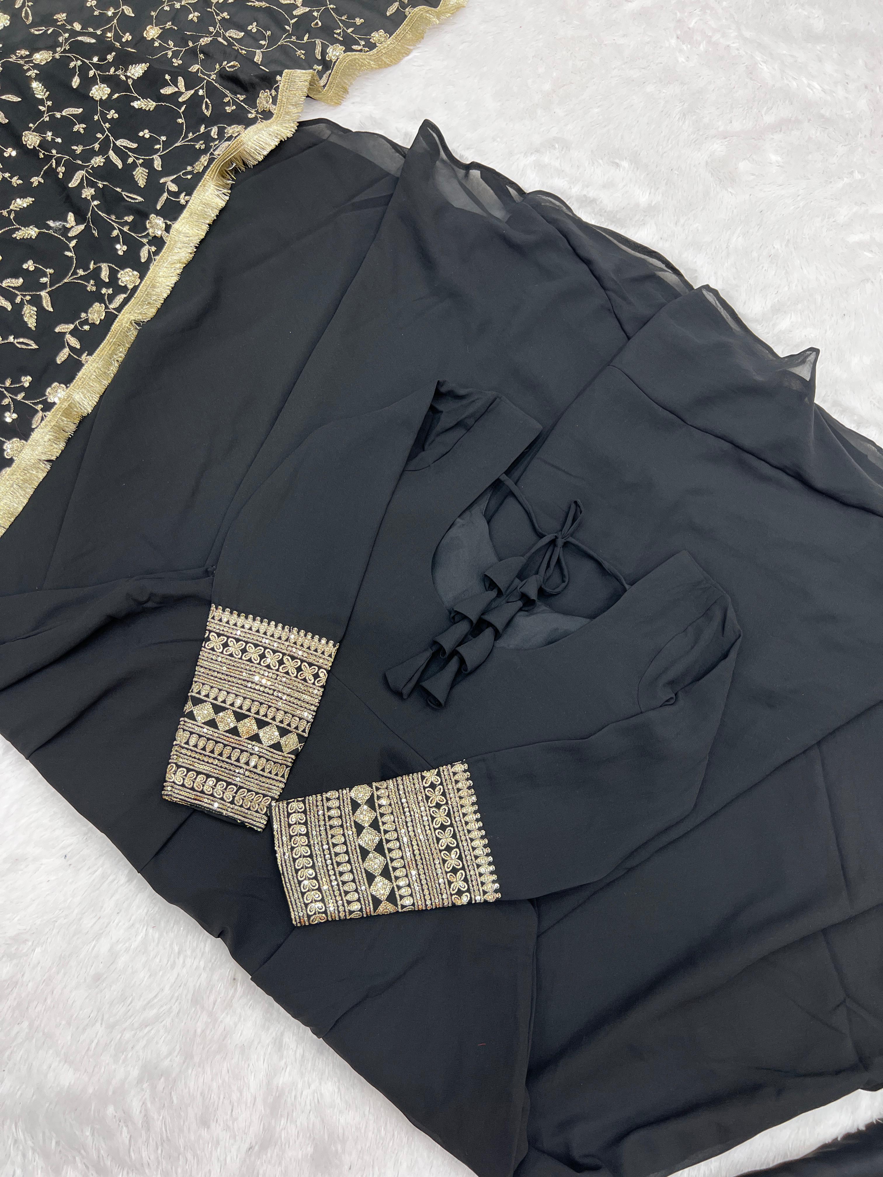 Fully Stitched Anarkali - Georgette