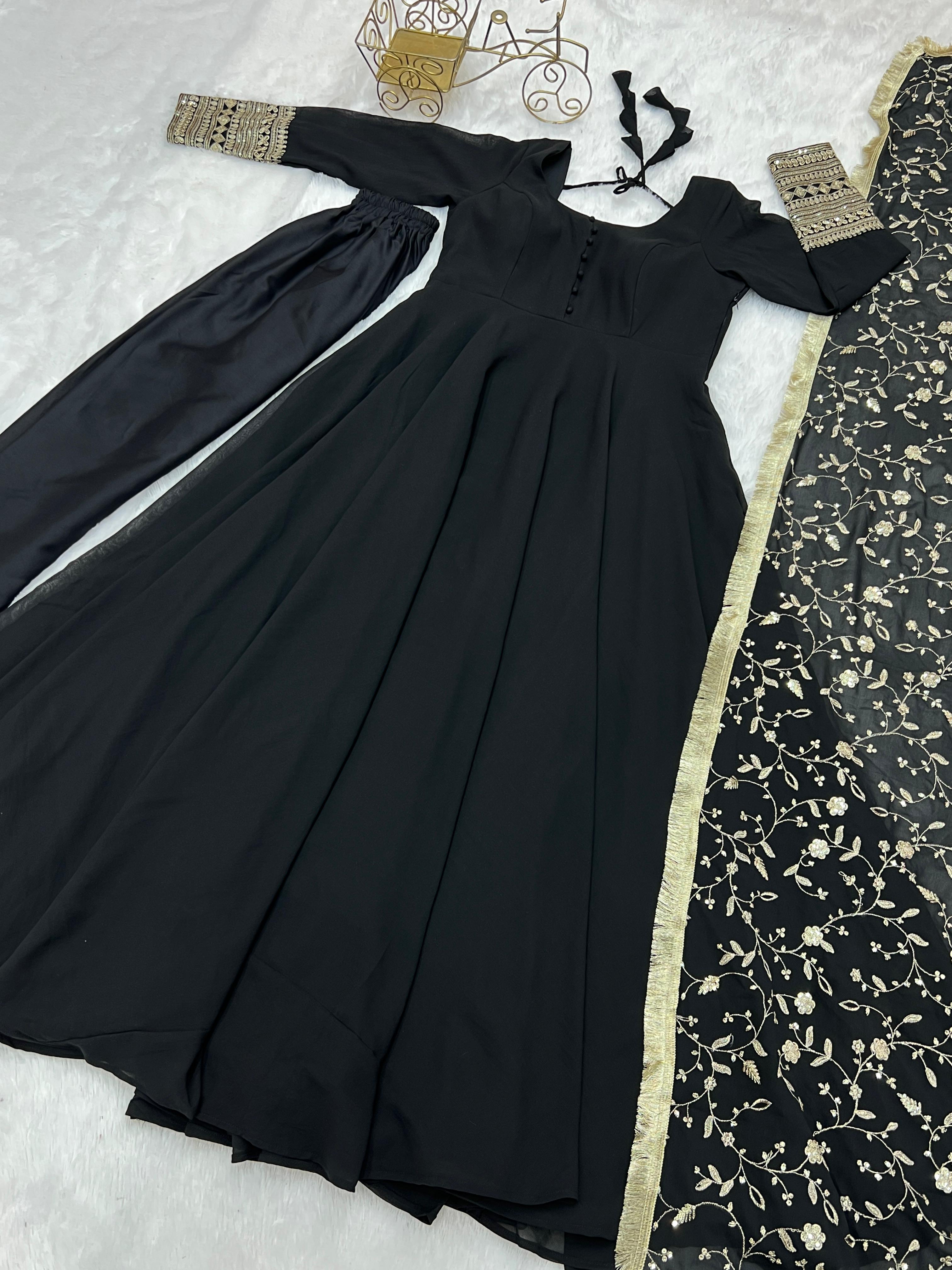 Fully Stitched Anarkali - Georgette