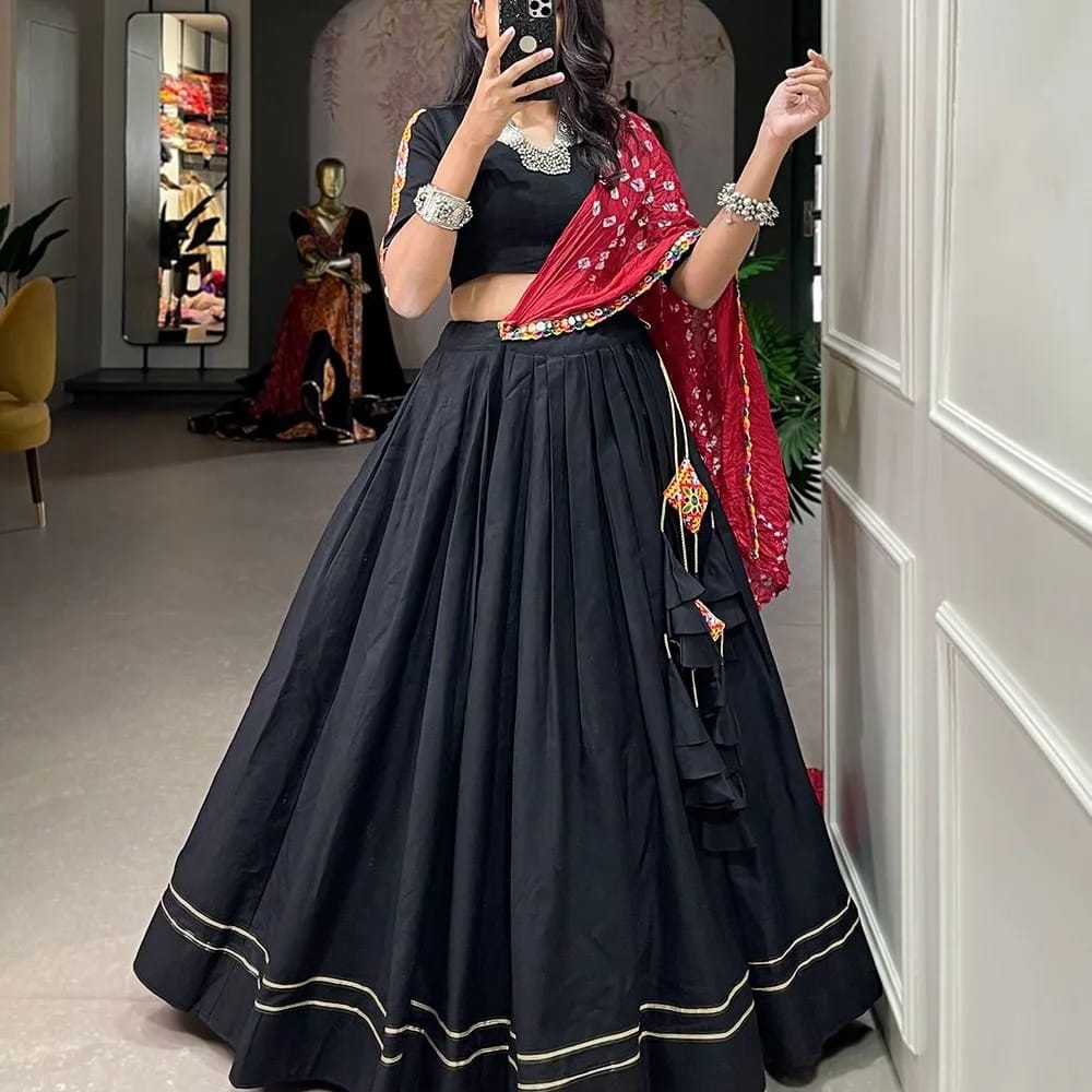 Fully Stitched Lehnga - Cotton