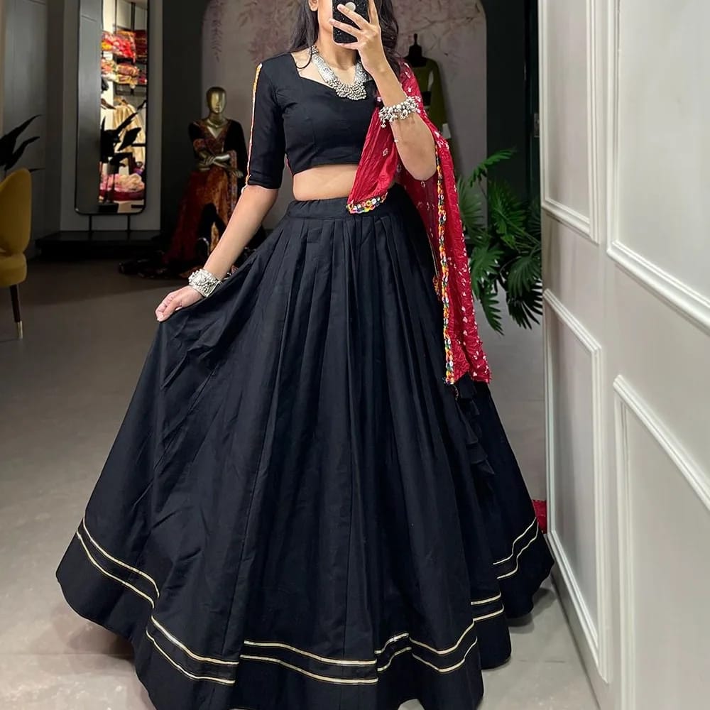 Fully Stitched Lehnga - Cotton