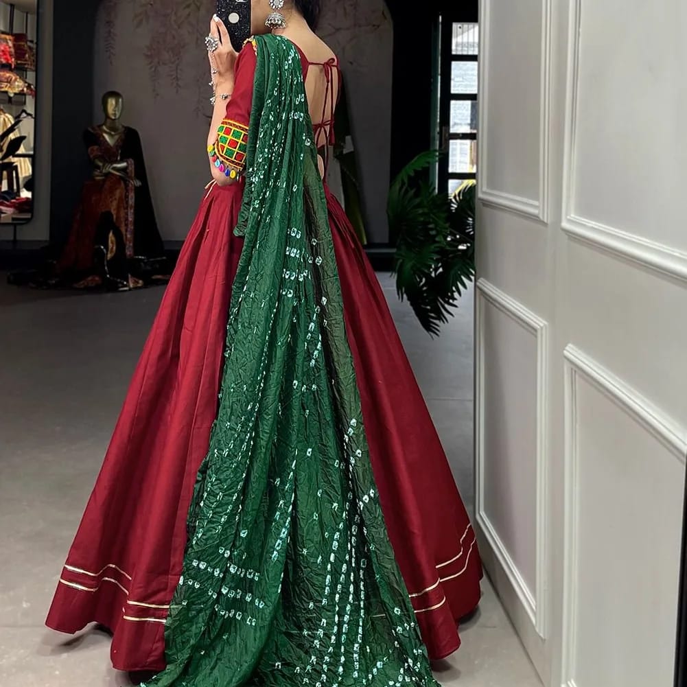 Fully Stitched Lehnga - Cotton