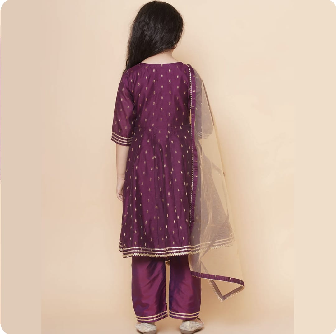 Fully Stitched Anarkali - Silk Blend