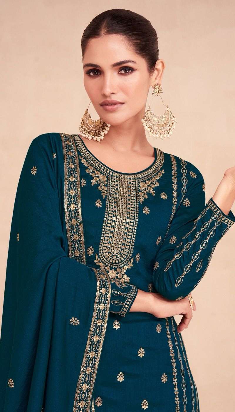 Fully Stitched Suits - Premium Silk