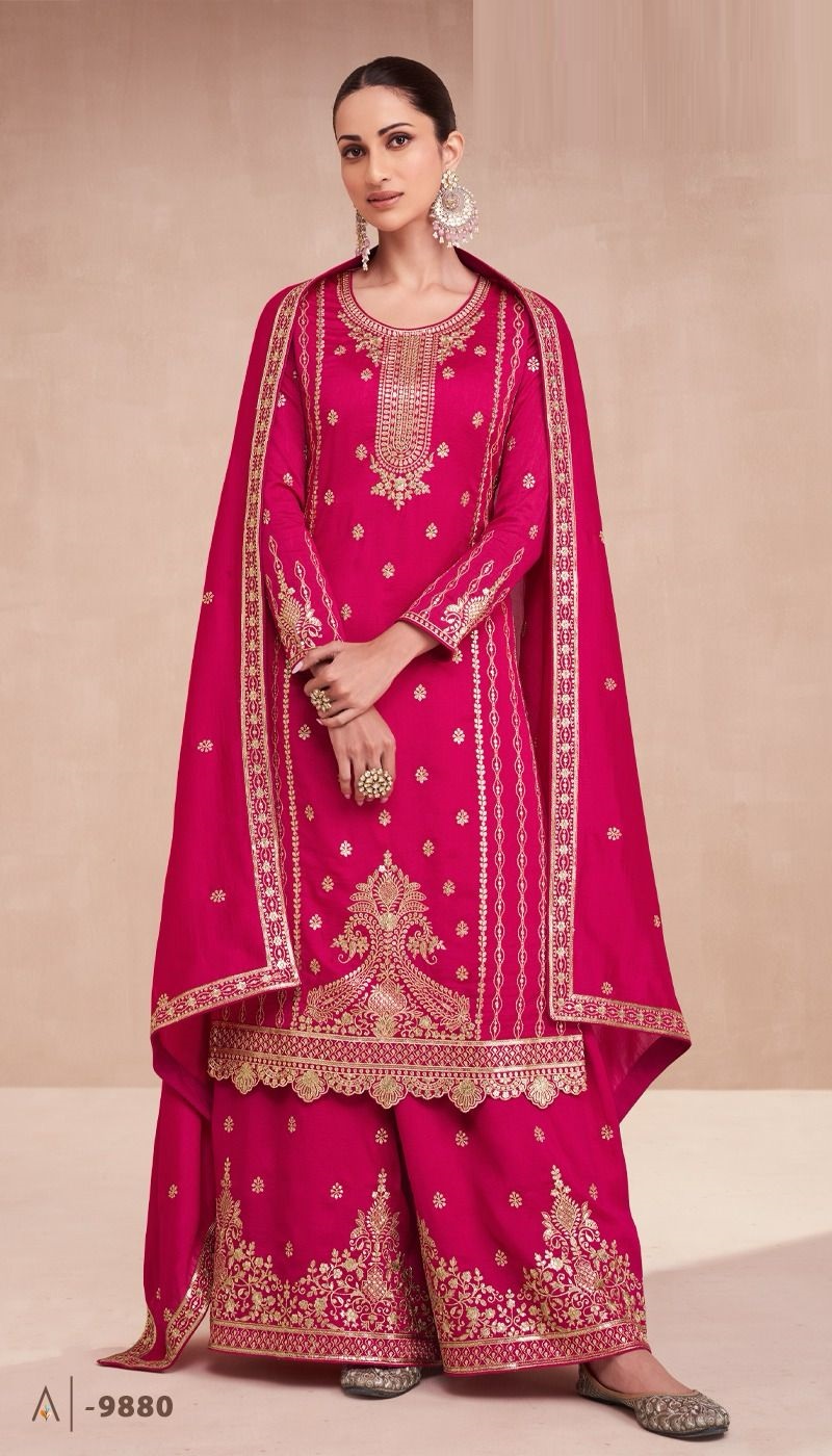 Fully Stitched Suits - Premium Silk