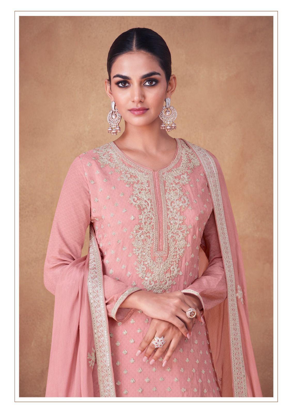 Fully Stitched Suits - Chinon Silk