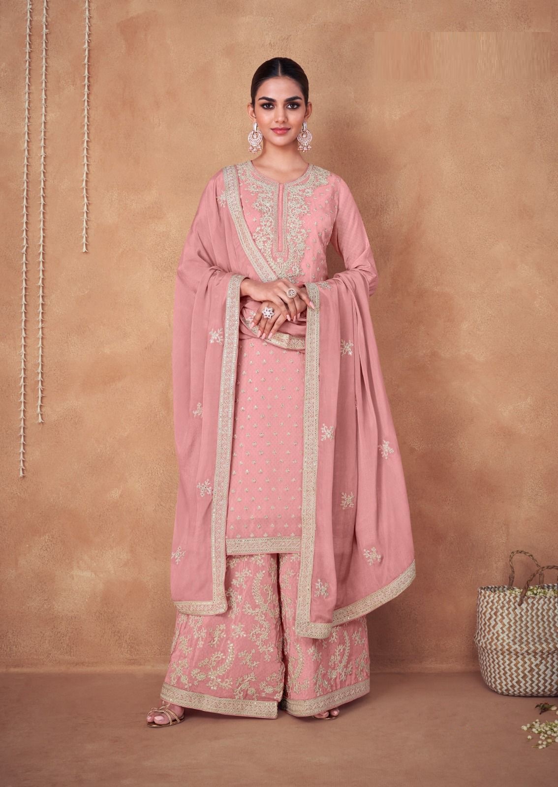Fully Stitched Suits - Chinon Silk