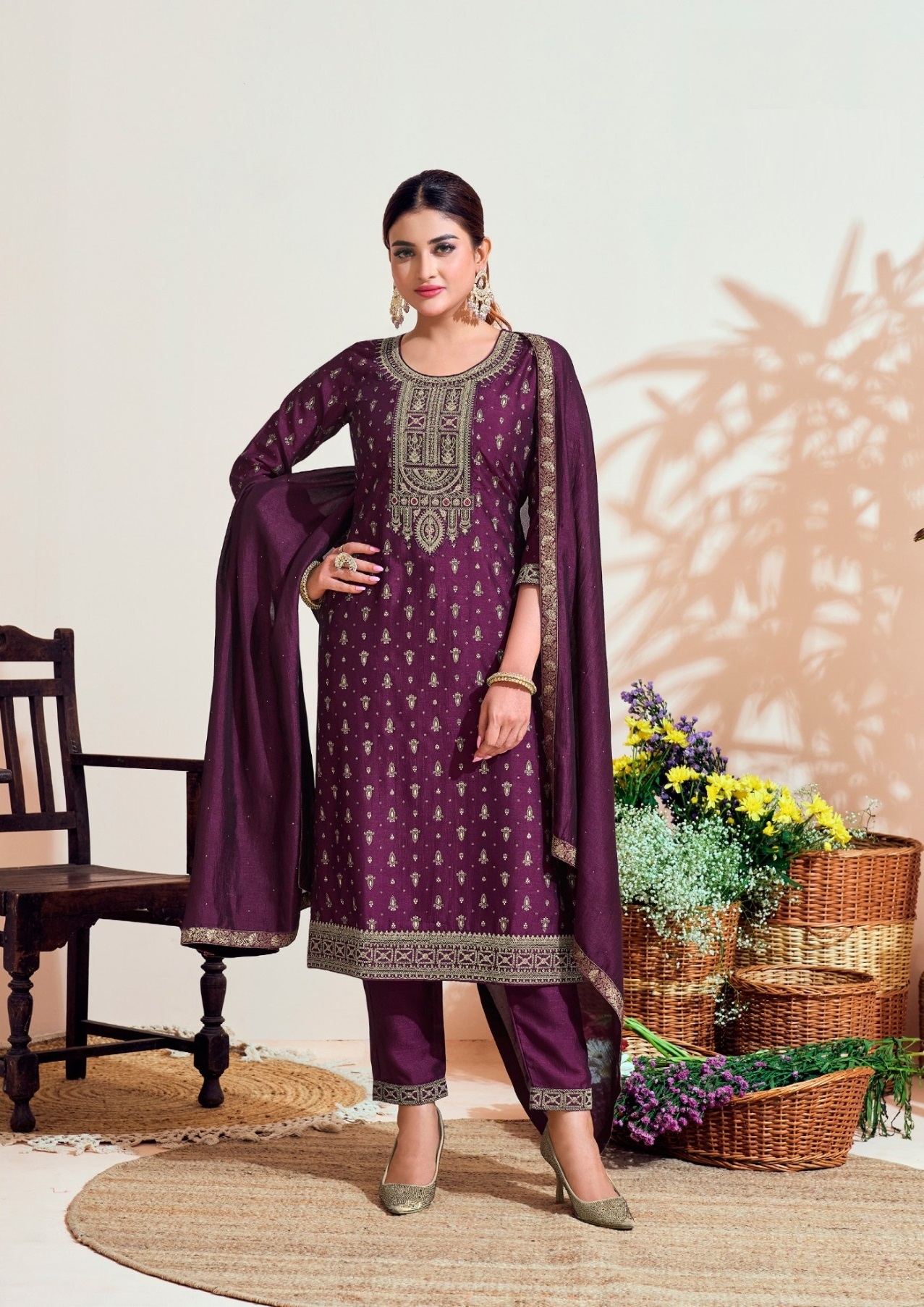 Fully Stitched Suits - Premium Silk