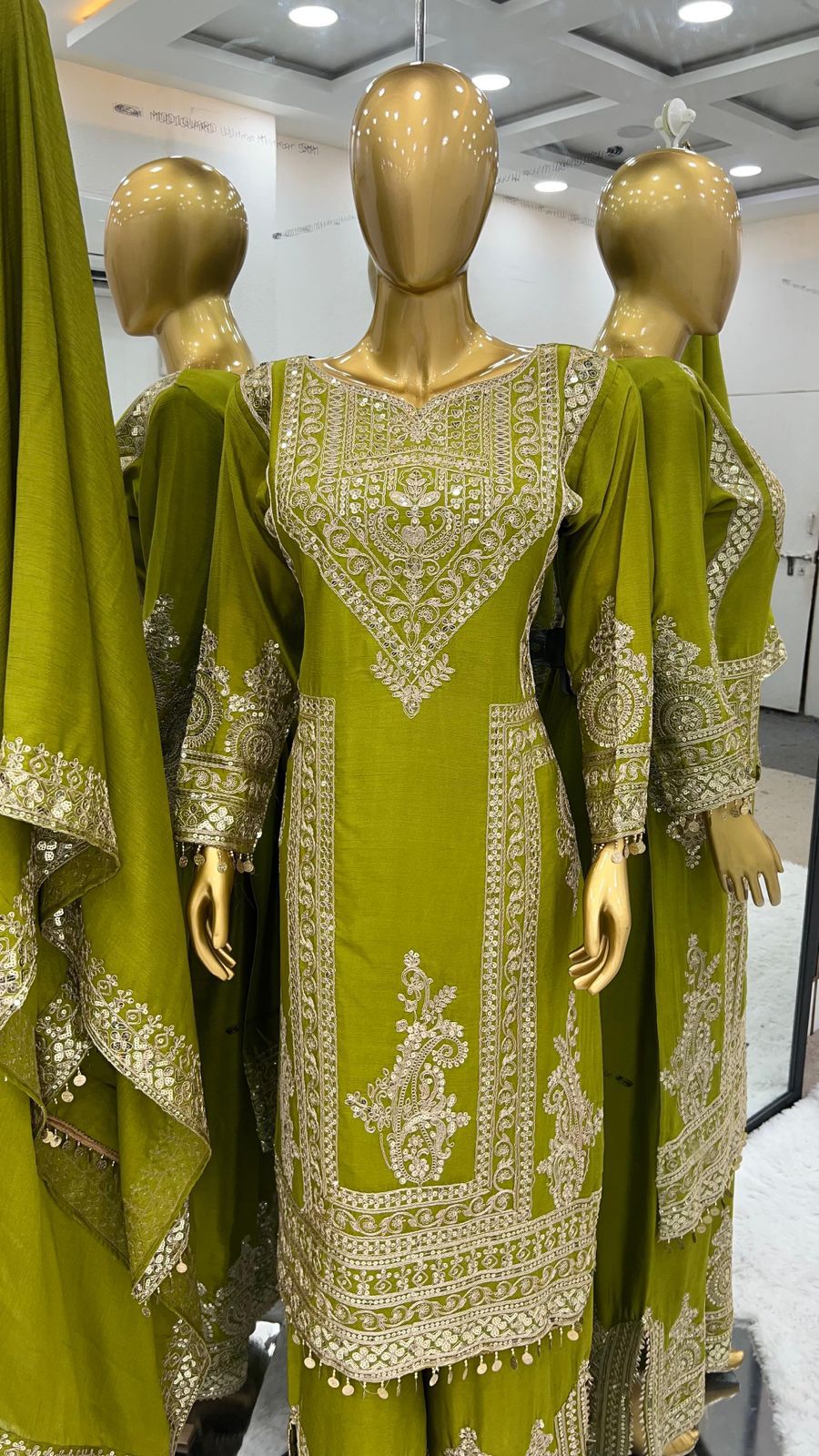 Fully Stitched Suits - Chinon Silk
