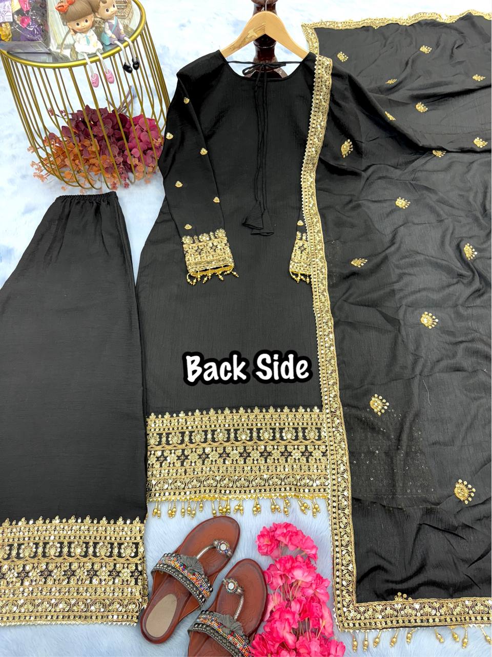 Fully Stitched Suits - Chinon Silk