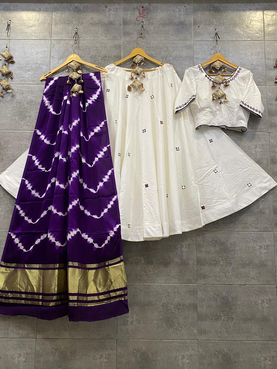 Fully Stitched Lehnga - Ghazi Silk