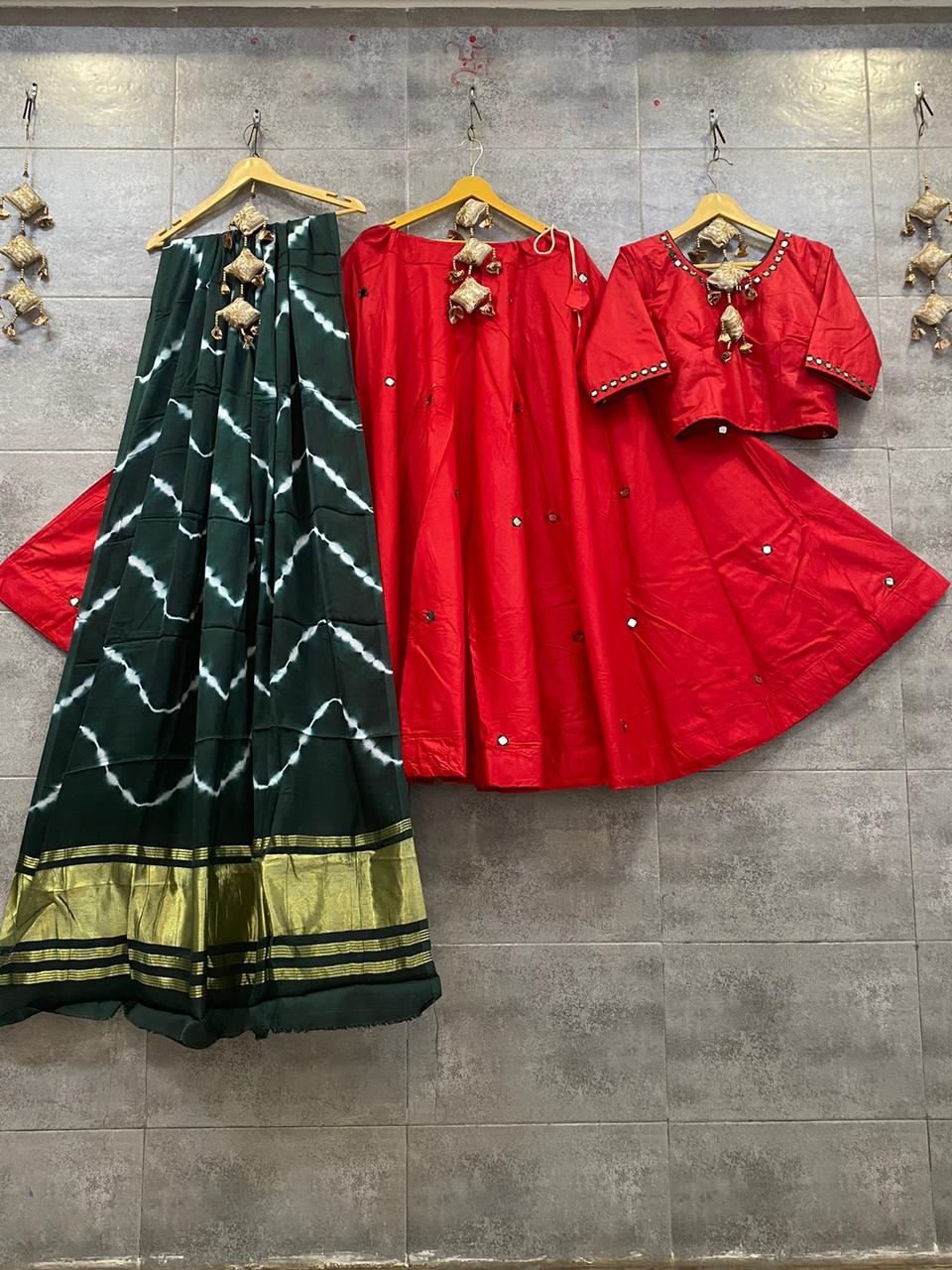 Fully Stitched Lehnga - Ghazi Silk