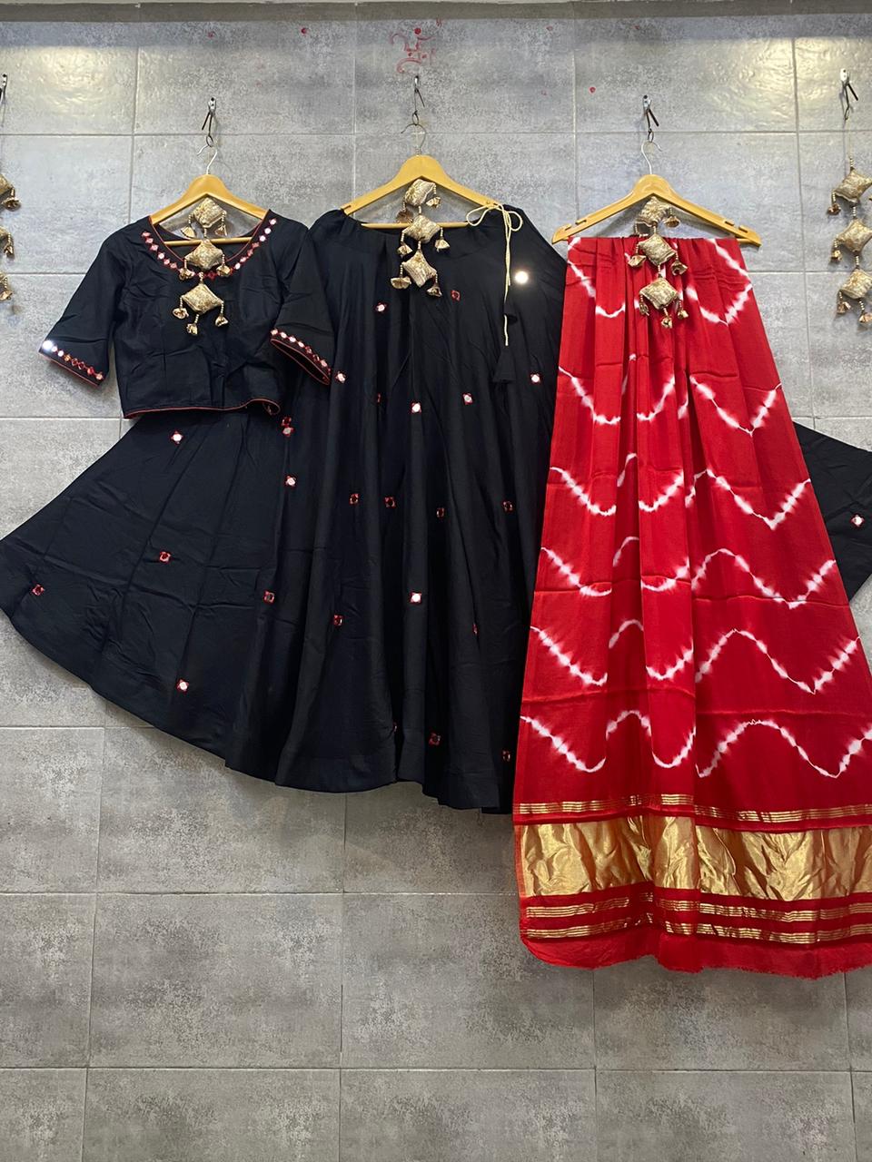 Fully Stitched Lehnga - Ghazi Silk