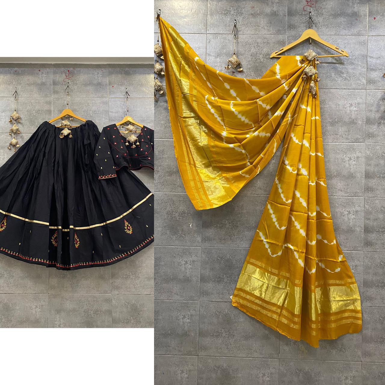 Fully Stitched Lehnga - Ghazi Silk