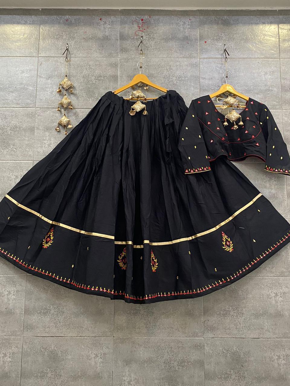 Fully Stitched Lehnga - Ghazi Silk