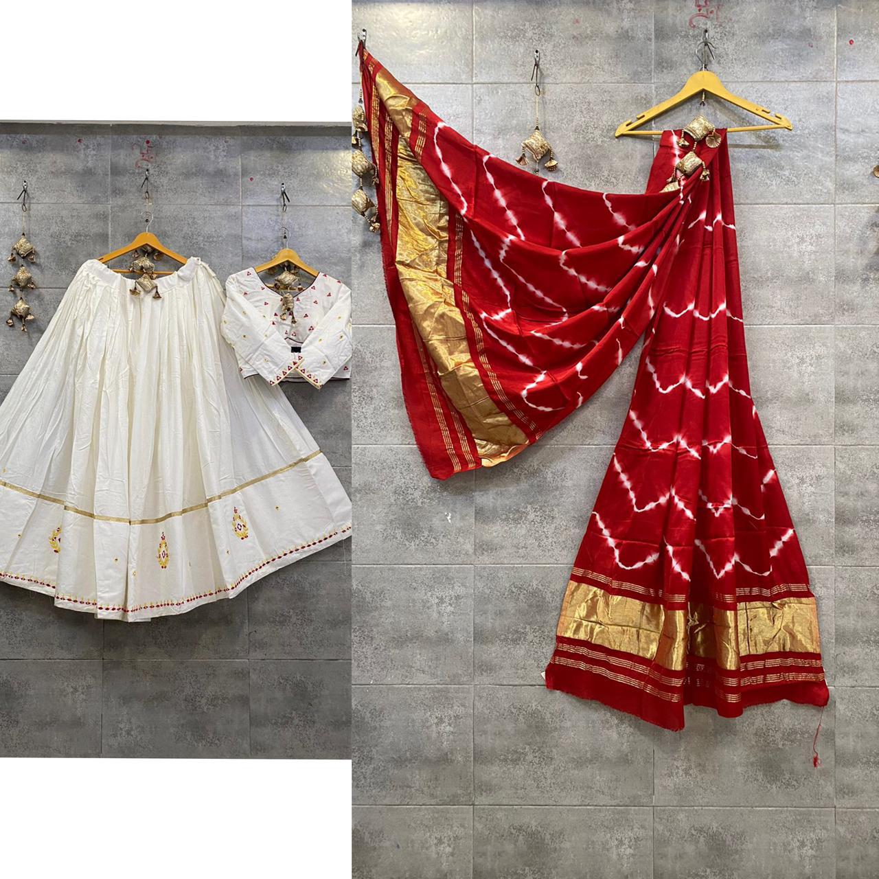 Fully Stitched Lehnga - Ghazi Silk