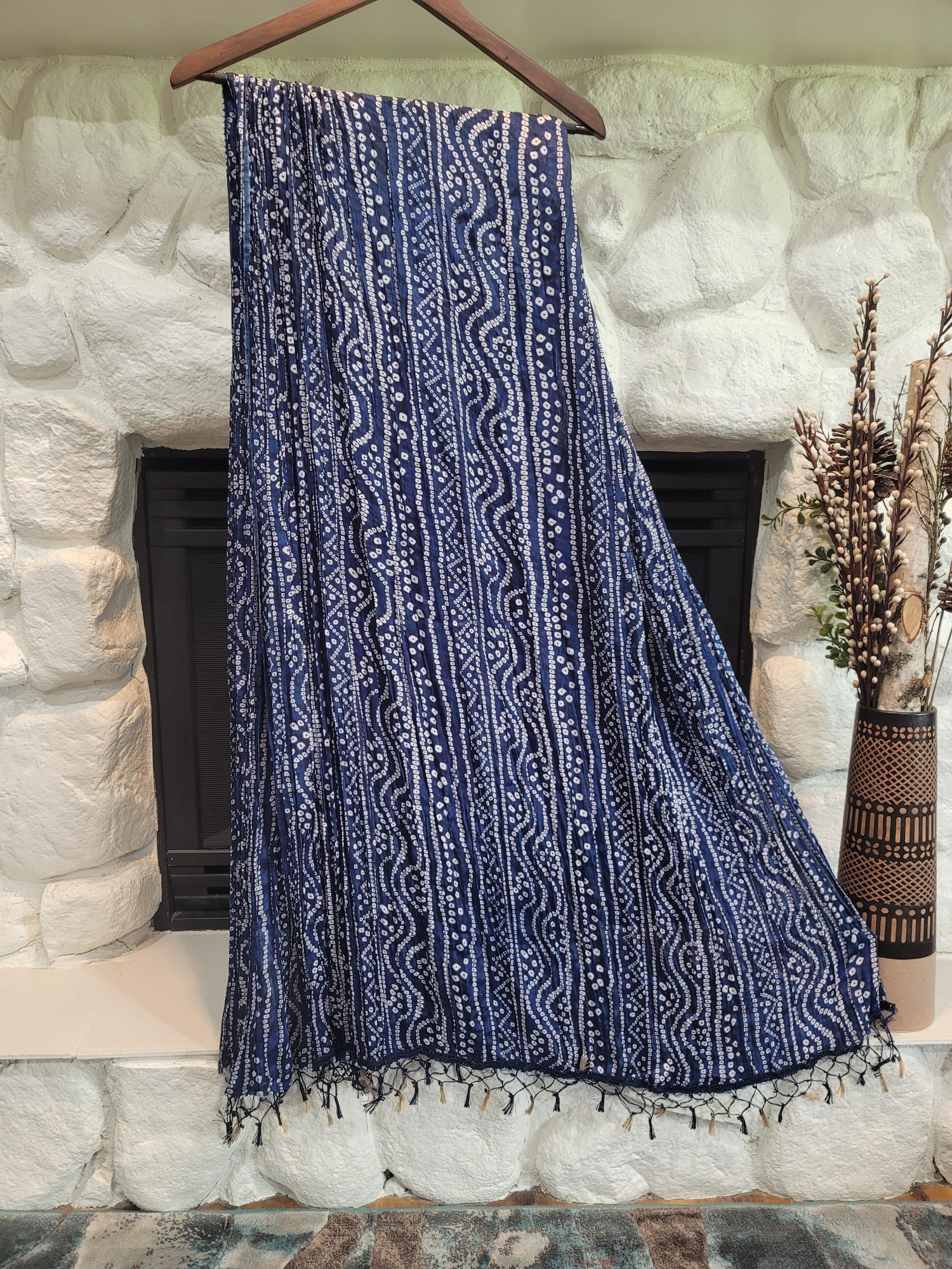 Traditional Bandini Dupatta - Chinon