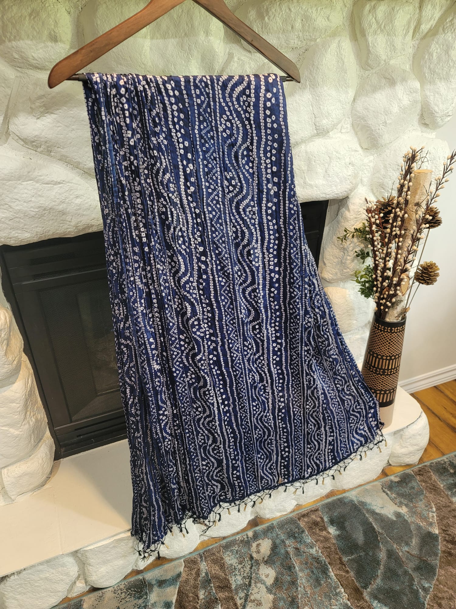 Traditional Bandini Dupatta - Chinon