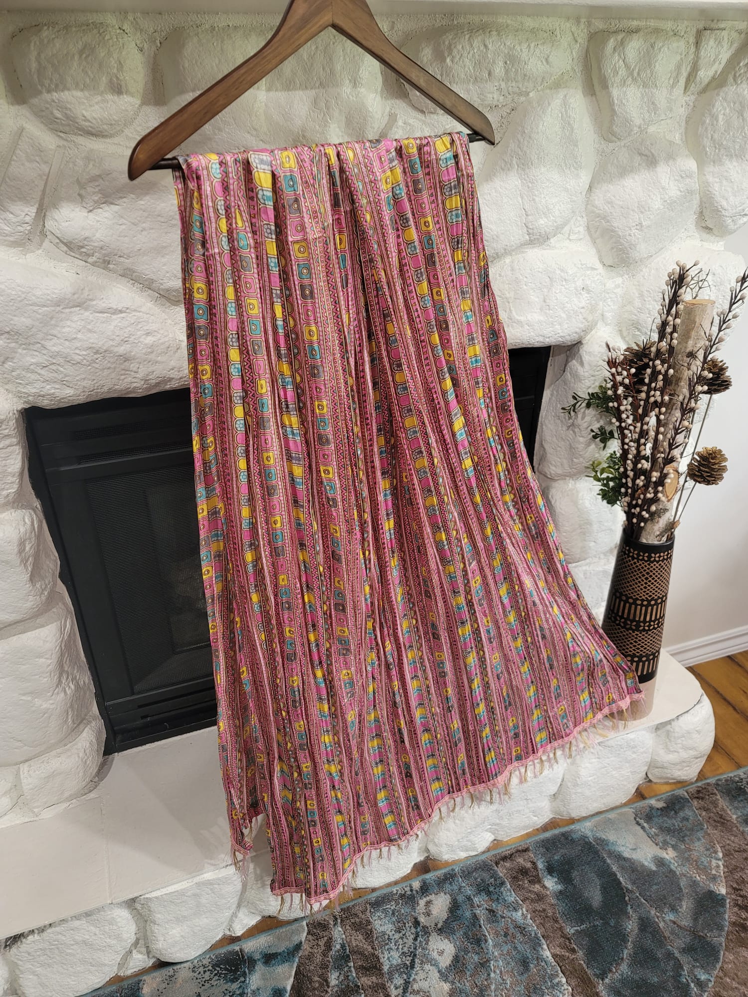 Traditional Bandini Dupatta - Chinon