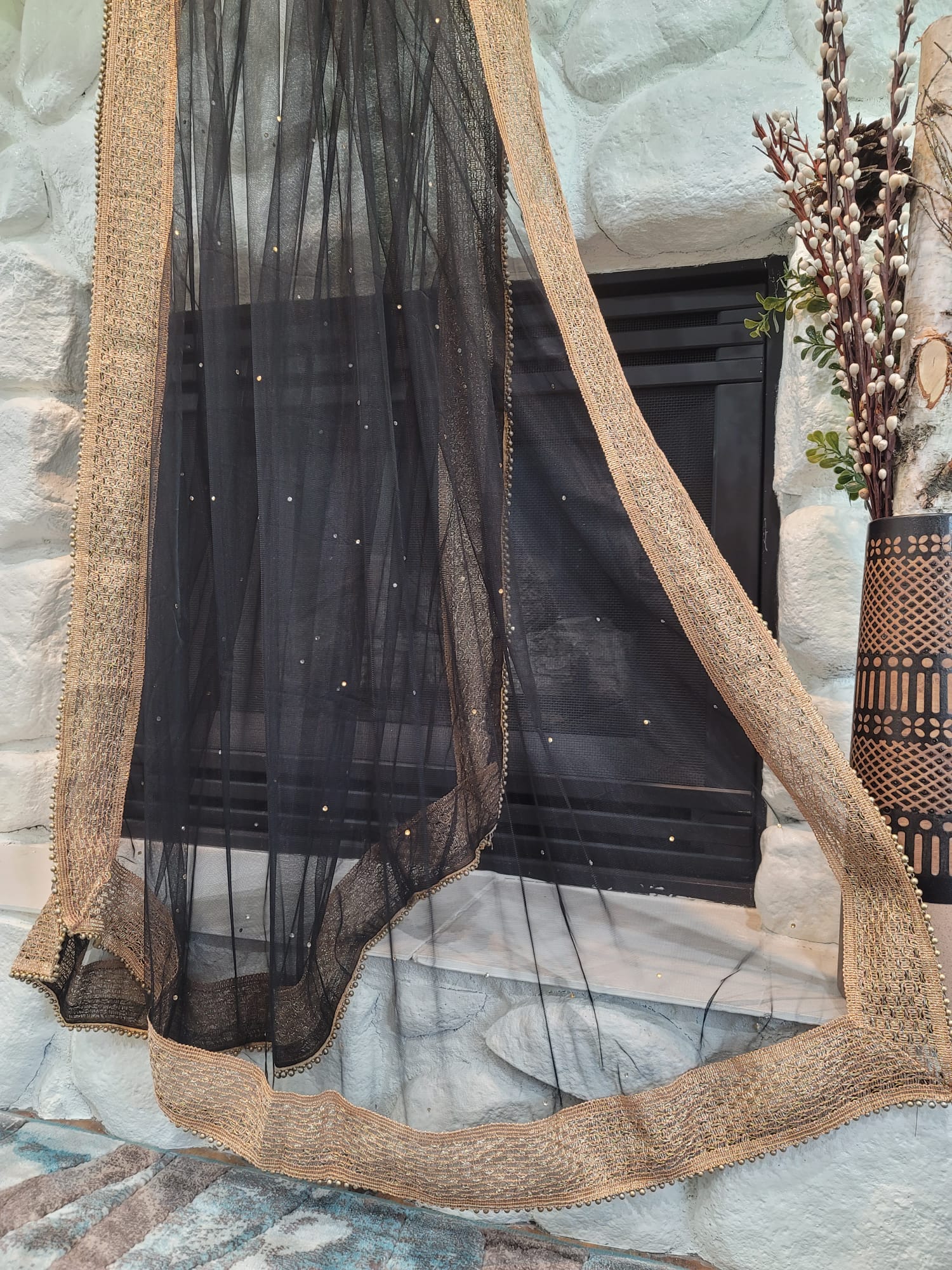 Traditional Net Dupatta - Soft Net