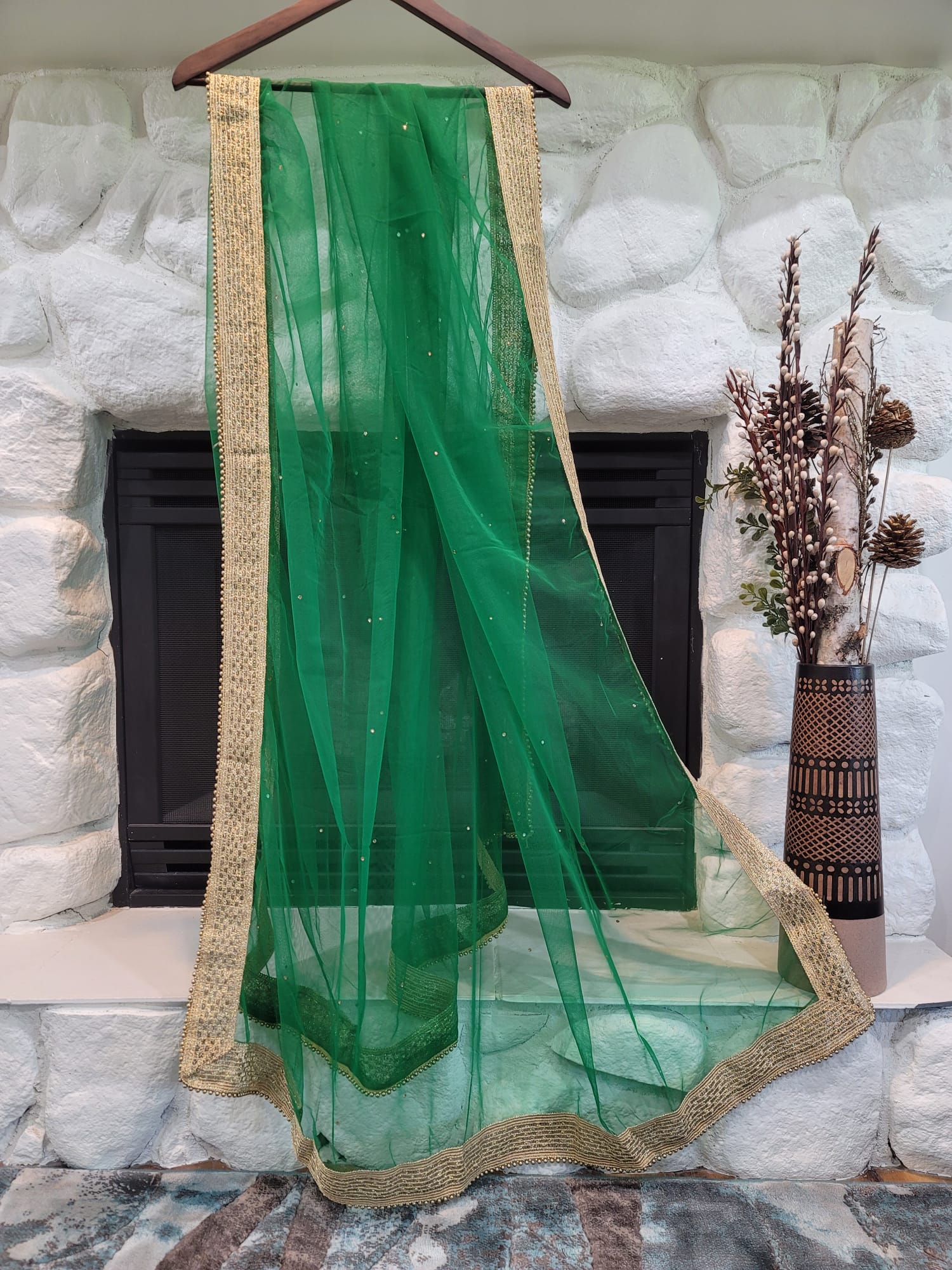 Traditional Net Dupatta - Soft Net