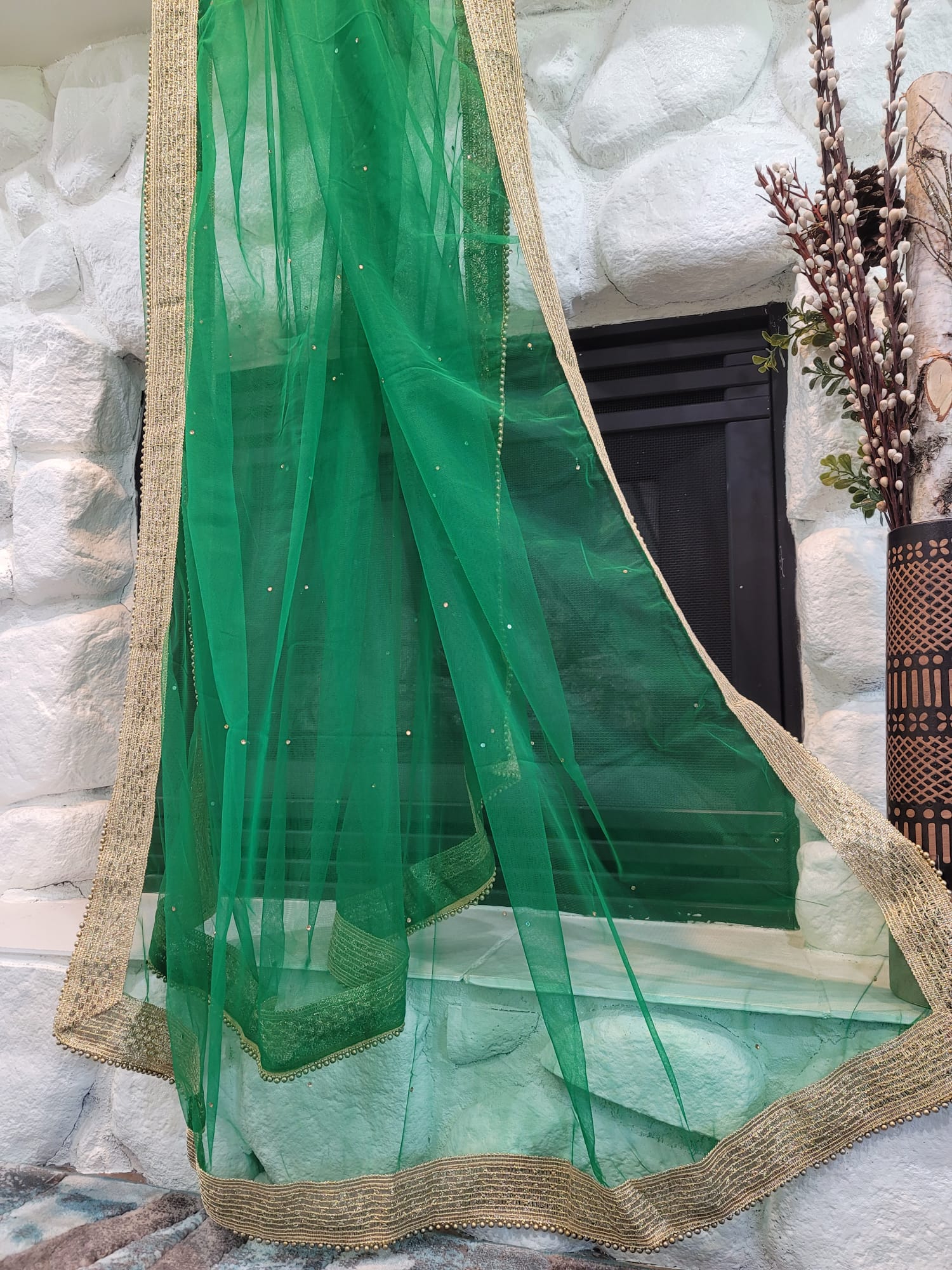 Traditional Net Dupatta - Soft Net