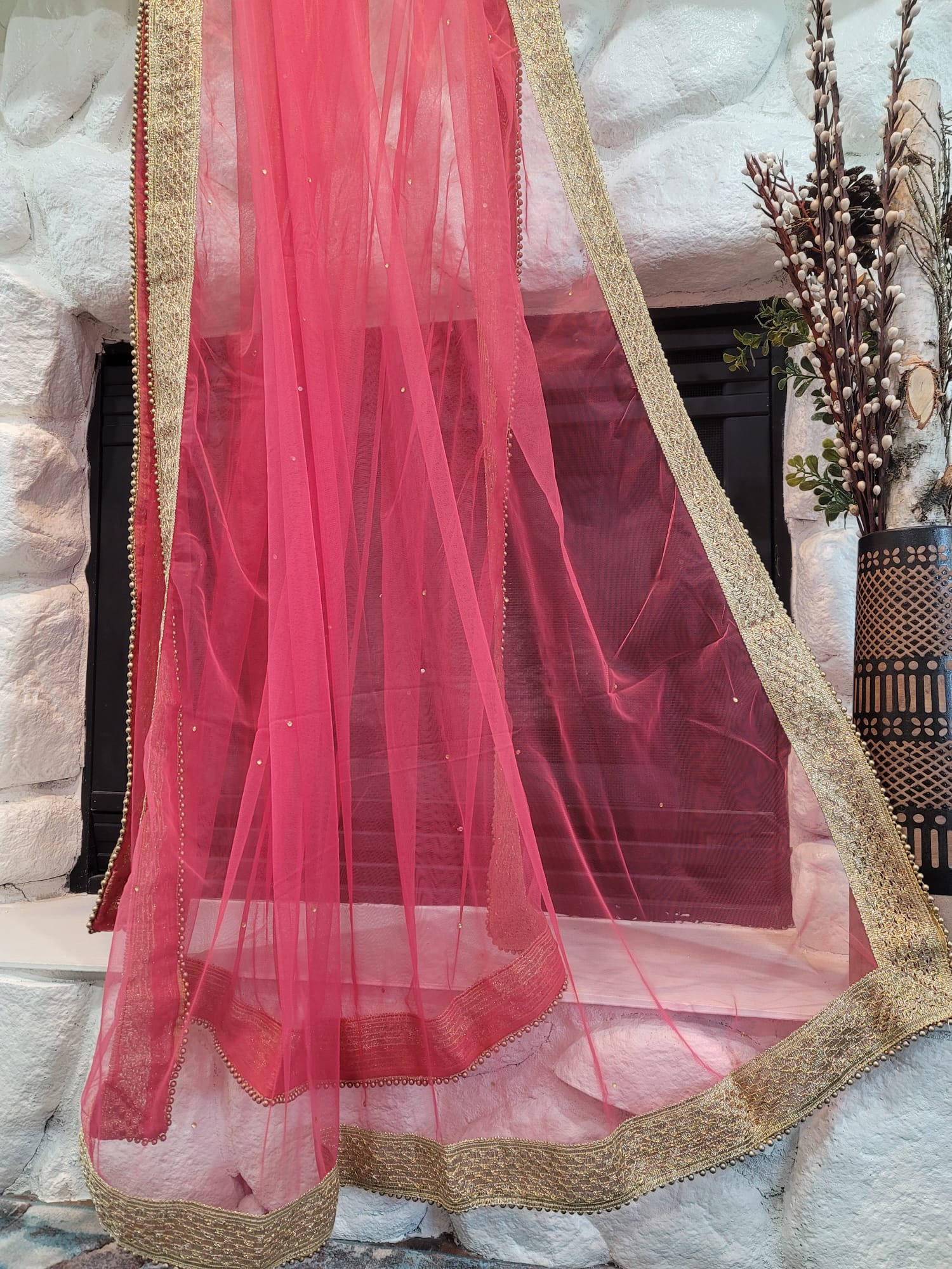 Traditional Net Dupatta - Soft Net