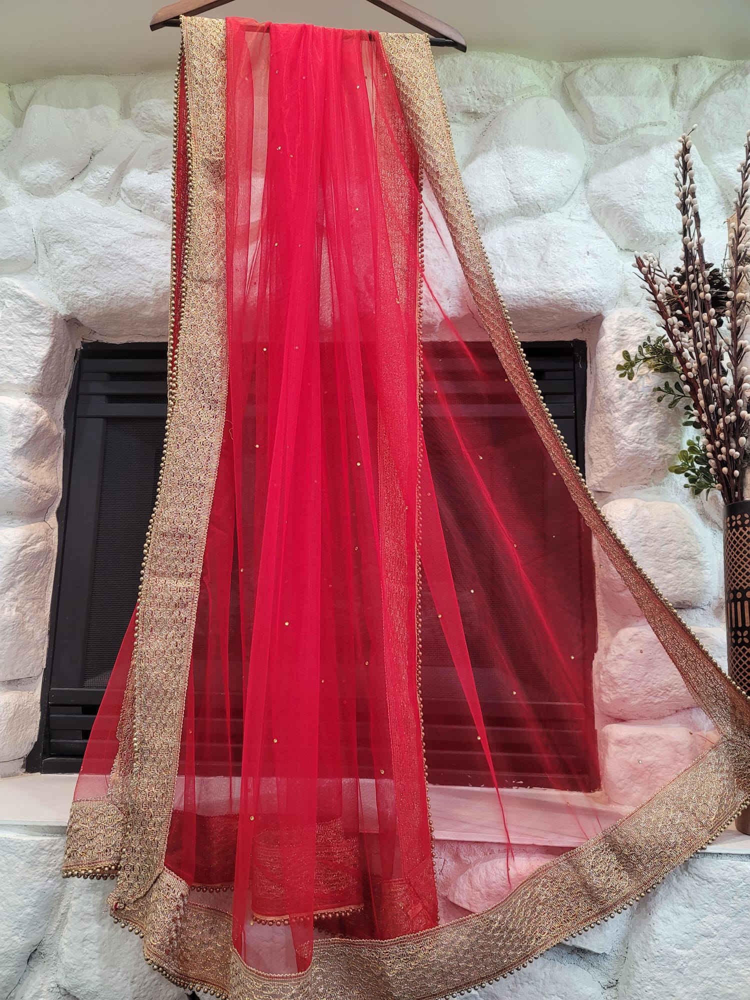 Traditional Net Dupatta - Soft Net