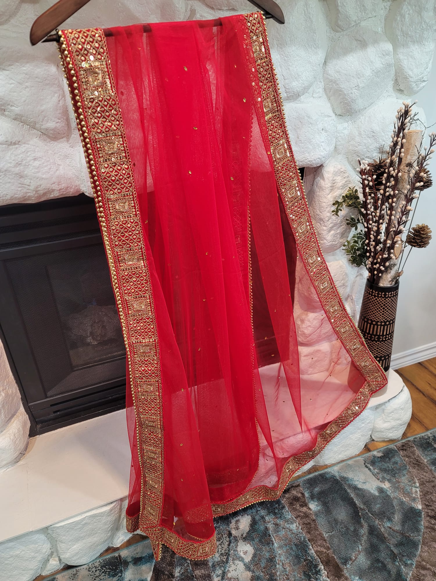 Traditional Net Dupatta - Soft Net