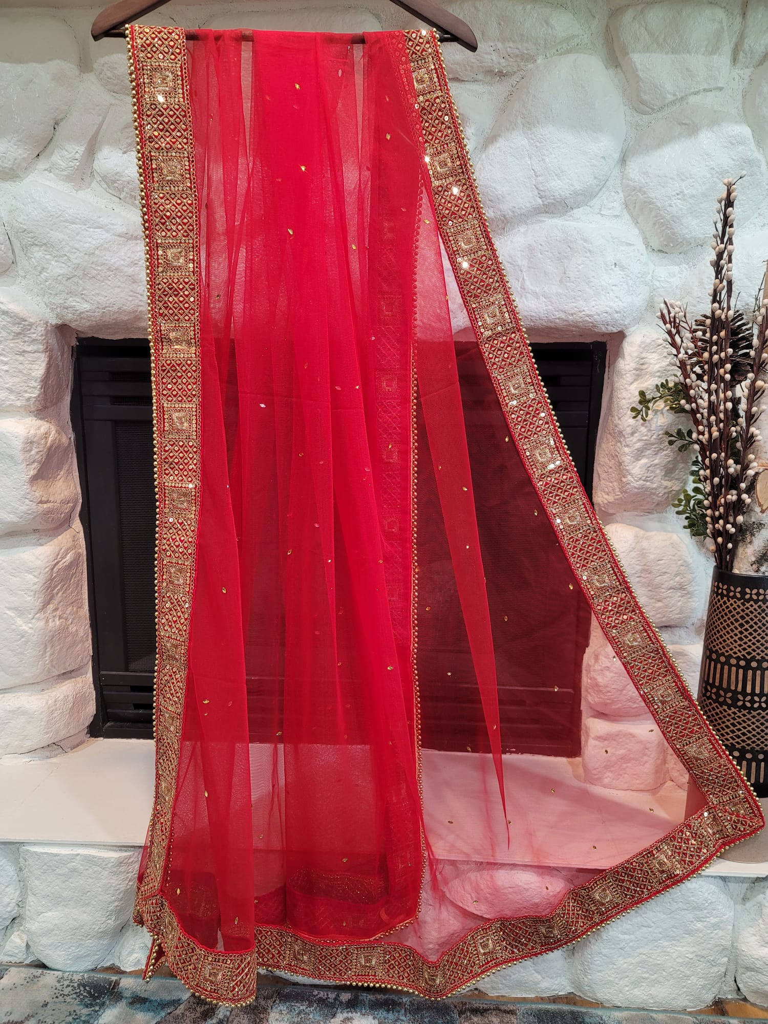 Traditional Net Dupatta - Soft Net