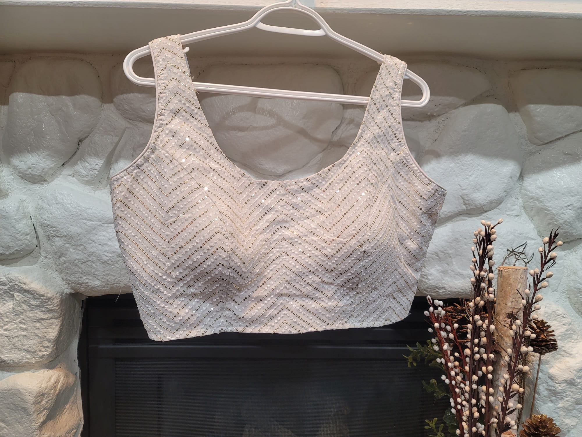 Fully Stitched Blouse - Sleeve Less