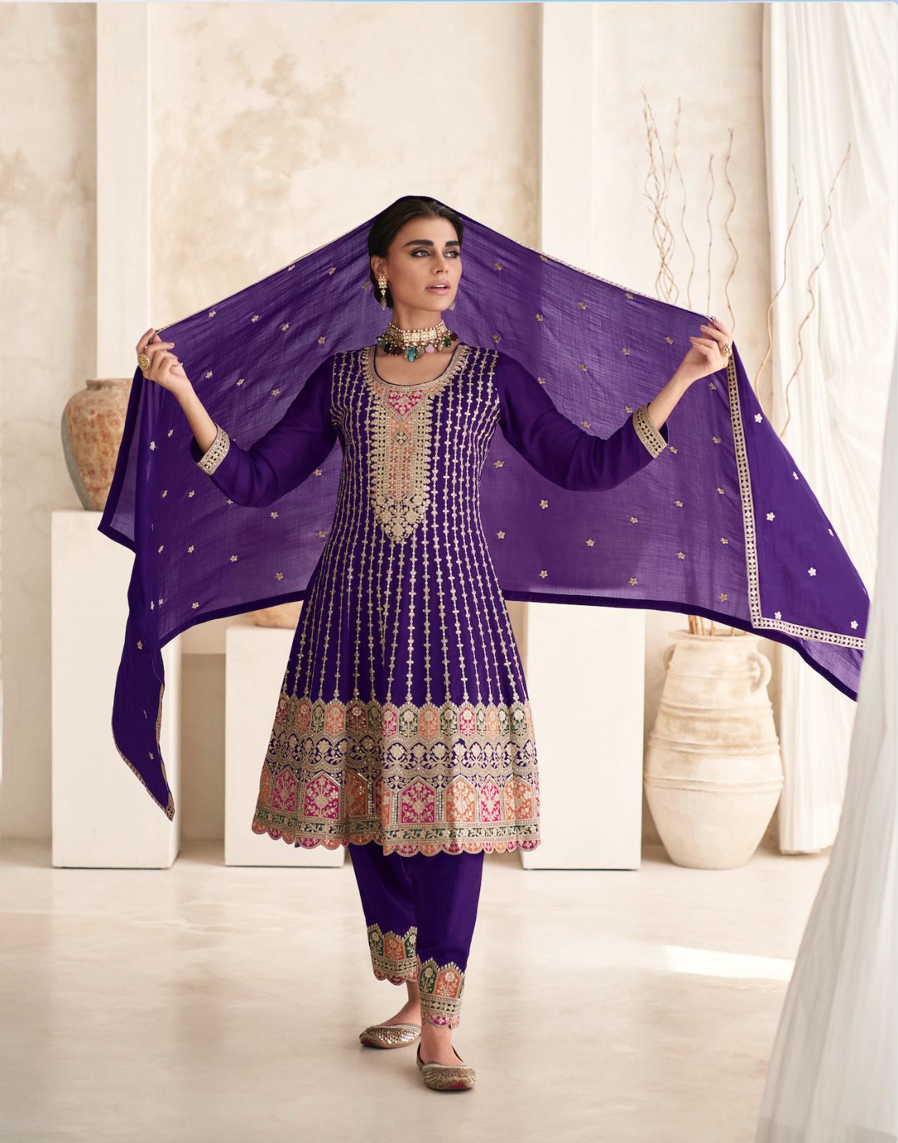Fully Stitched Suits - Premium Silk
