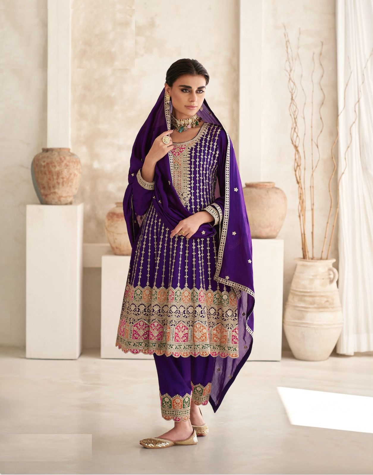 Fully Stitched Suits - Premium Silk