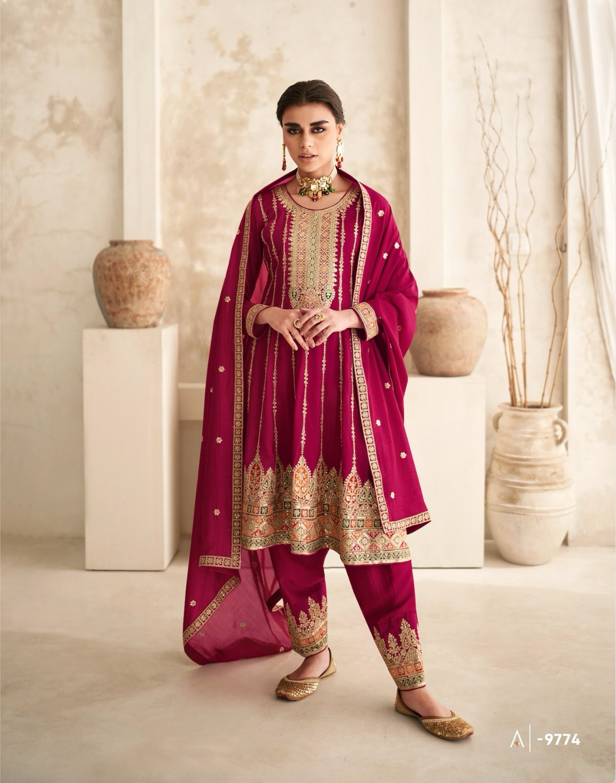 Fully Stitched Suits - Premium Silk