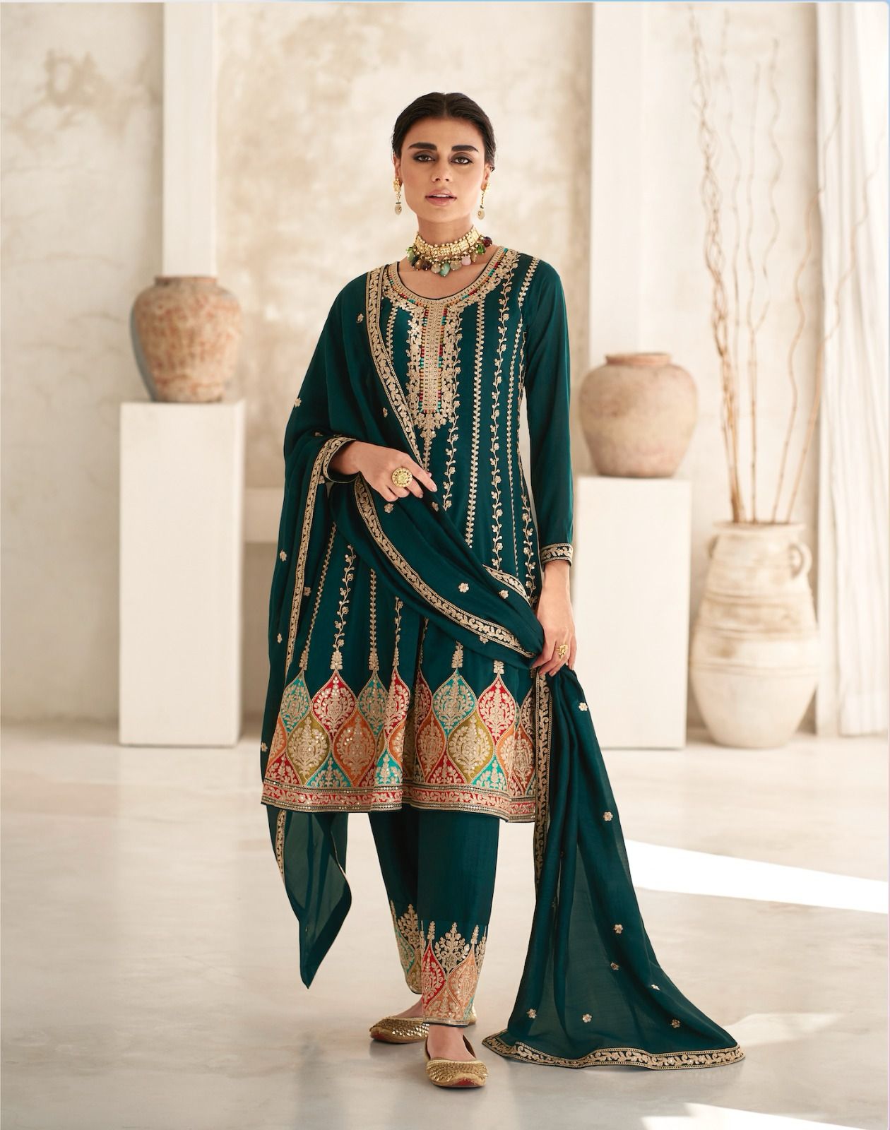 Fully Stitched Suits - Premium Silk