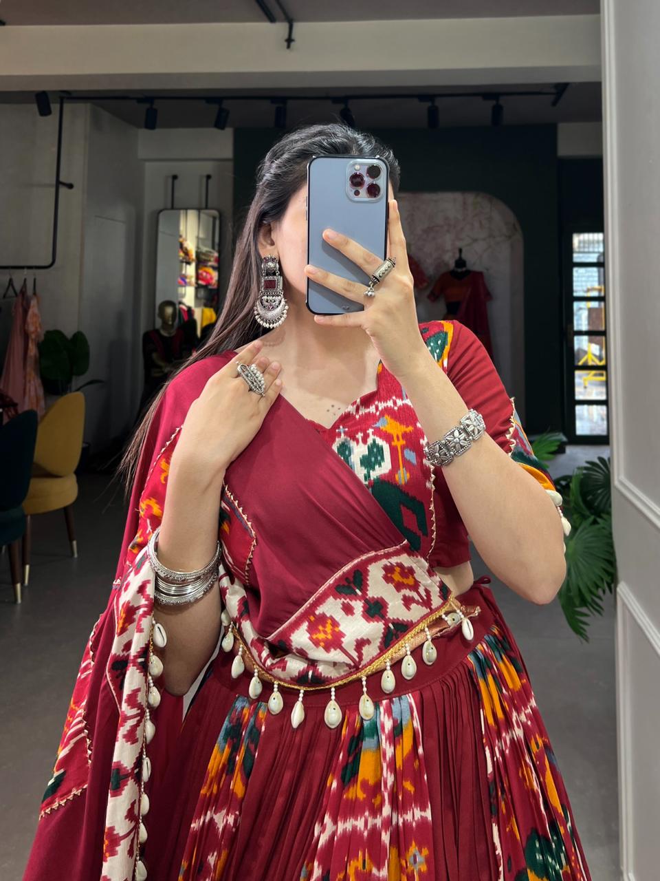 Fully Stitched Lehnga - Rayon