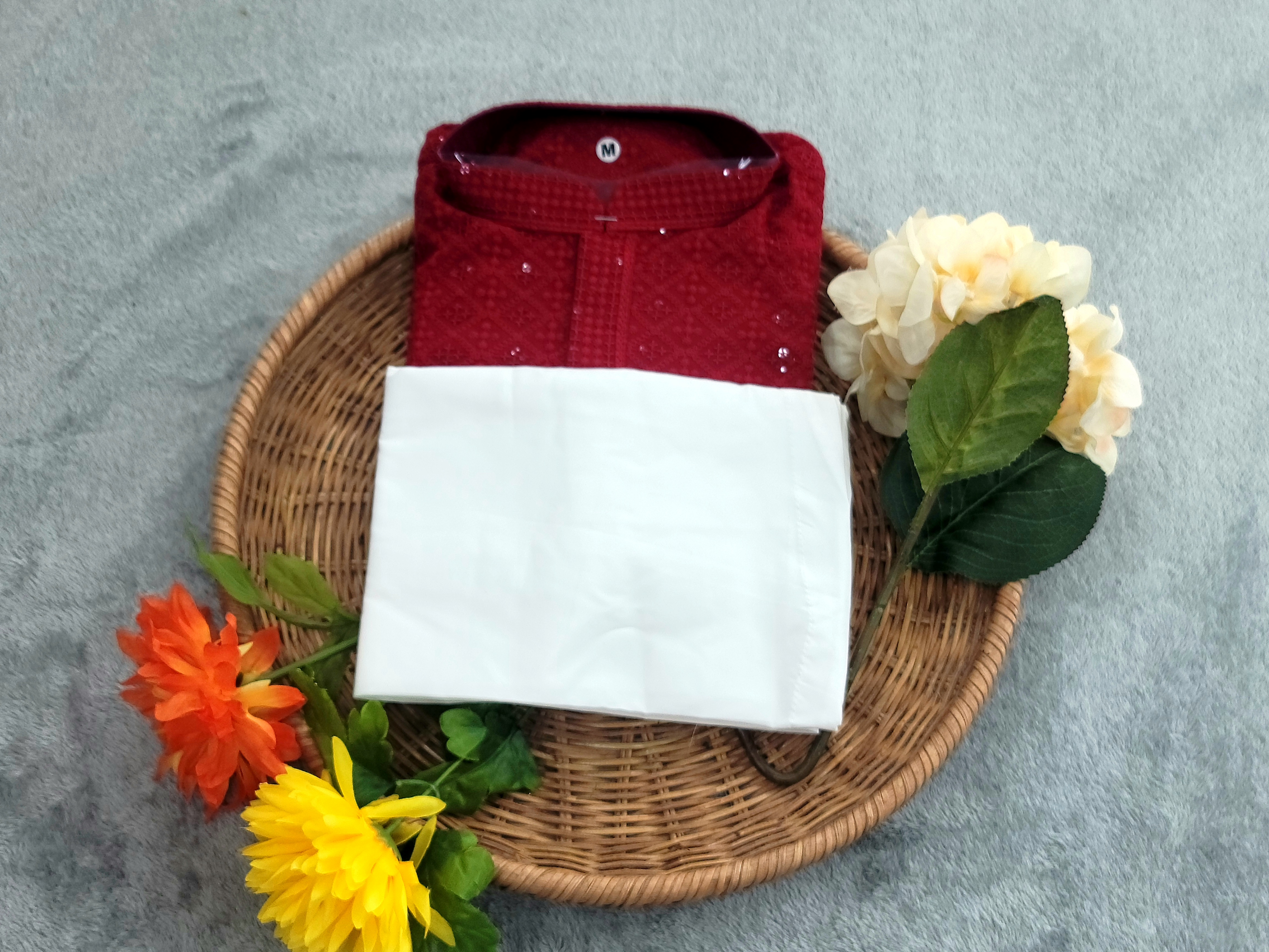 Chikan Kari Kurta - Rayon