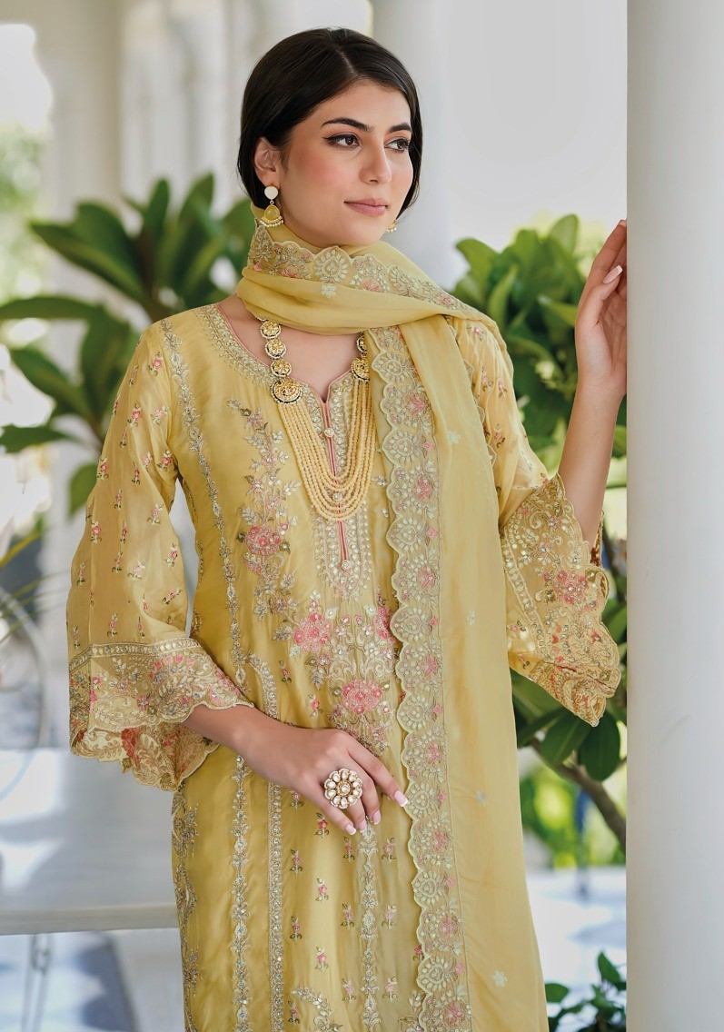 Fully Stitched Suits - Premium Soft Organza