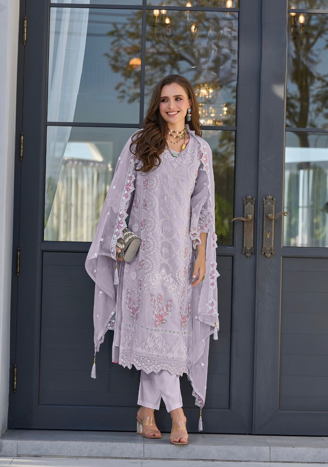 Fully Stitched Suits - Premium Soft Organza