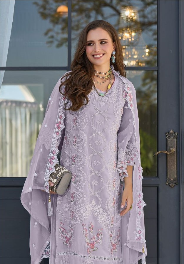 Fully Stitched Suits - Premium Soft Organza