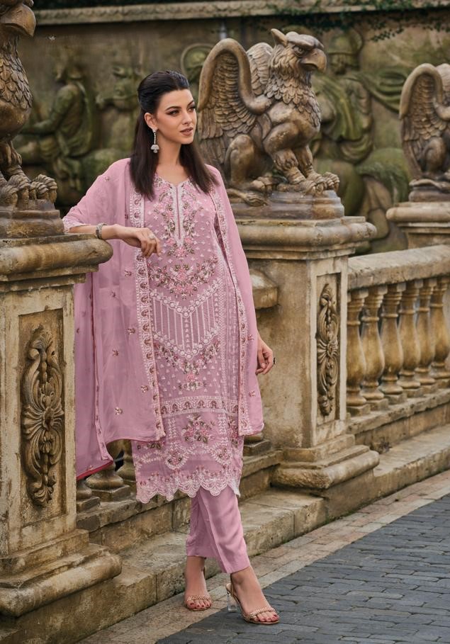 Fully Stitched Suits - Premium Soft Organza